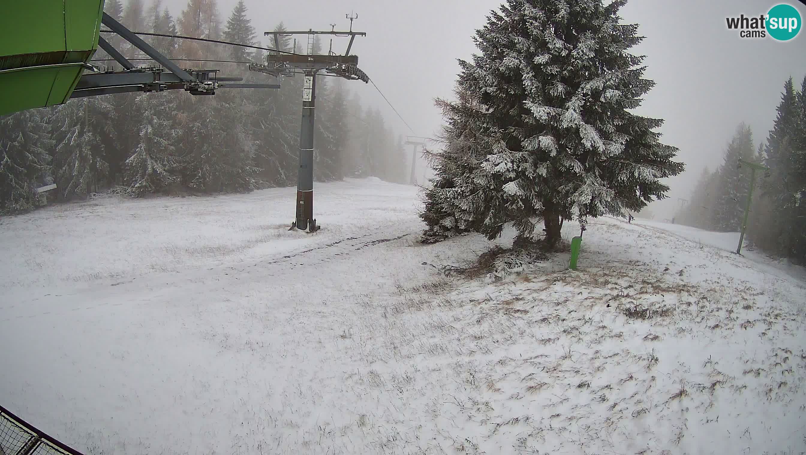 Centre de ski de Cerkno webcam Lom – Slovénie