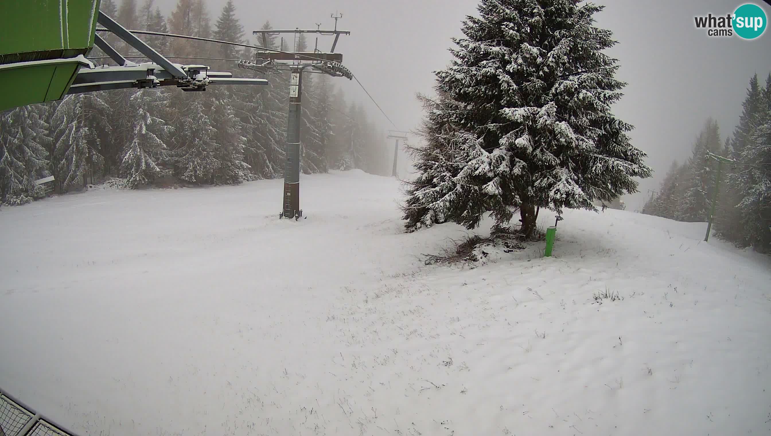 Skijalište Cerkno web kamera Lom – Slovenija