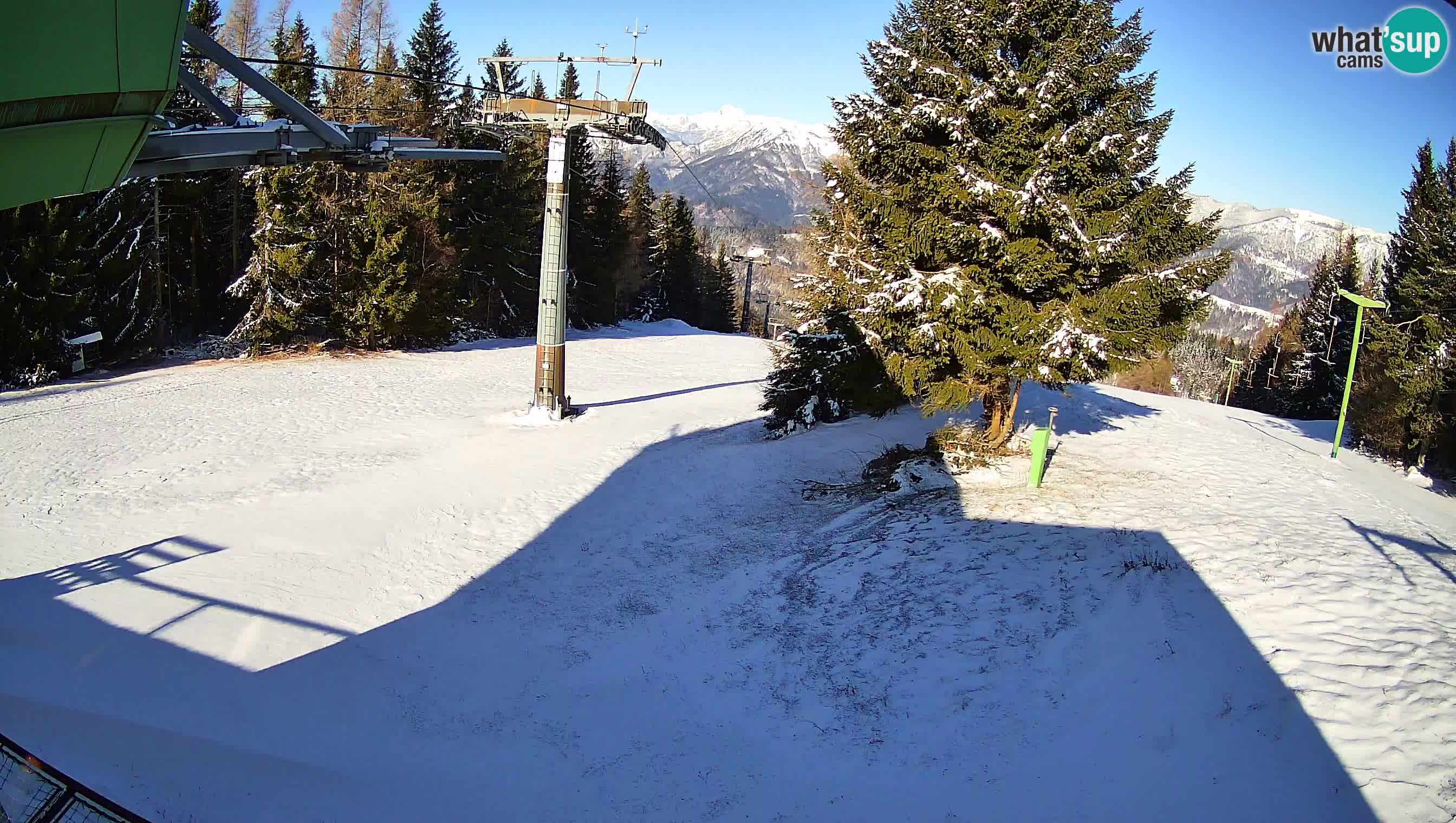 Skijalište Cerkno web kamera Lom – Slovenija