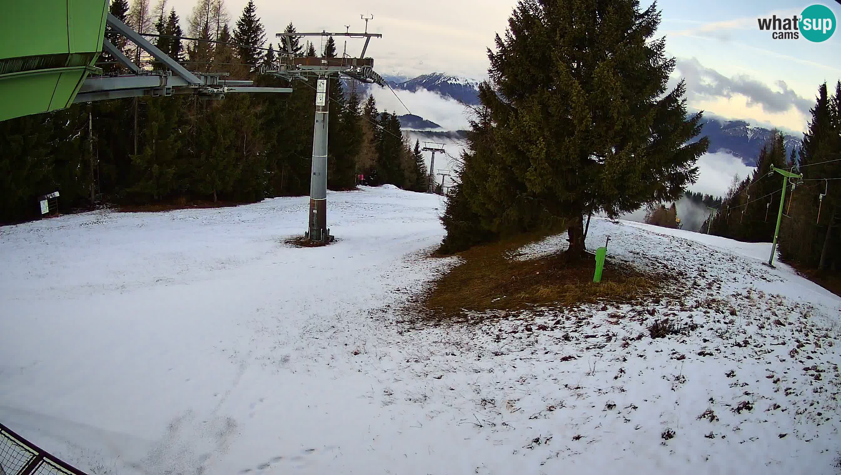 Centre de ski de Cerkno webcam Lom – Slovénie