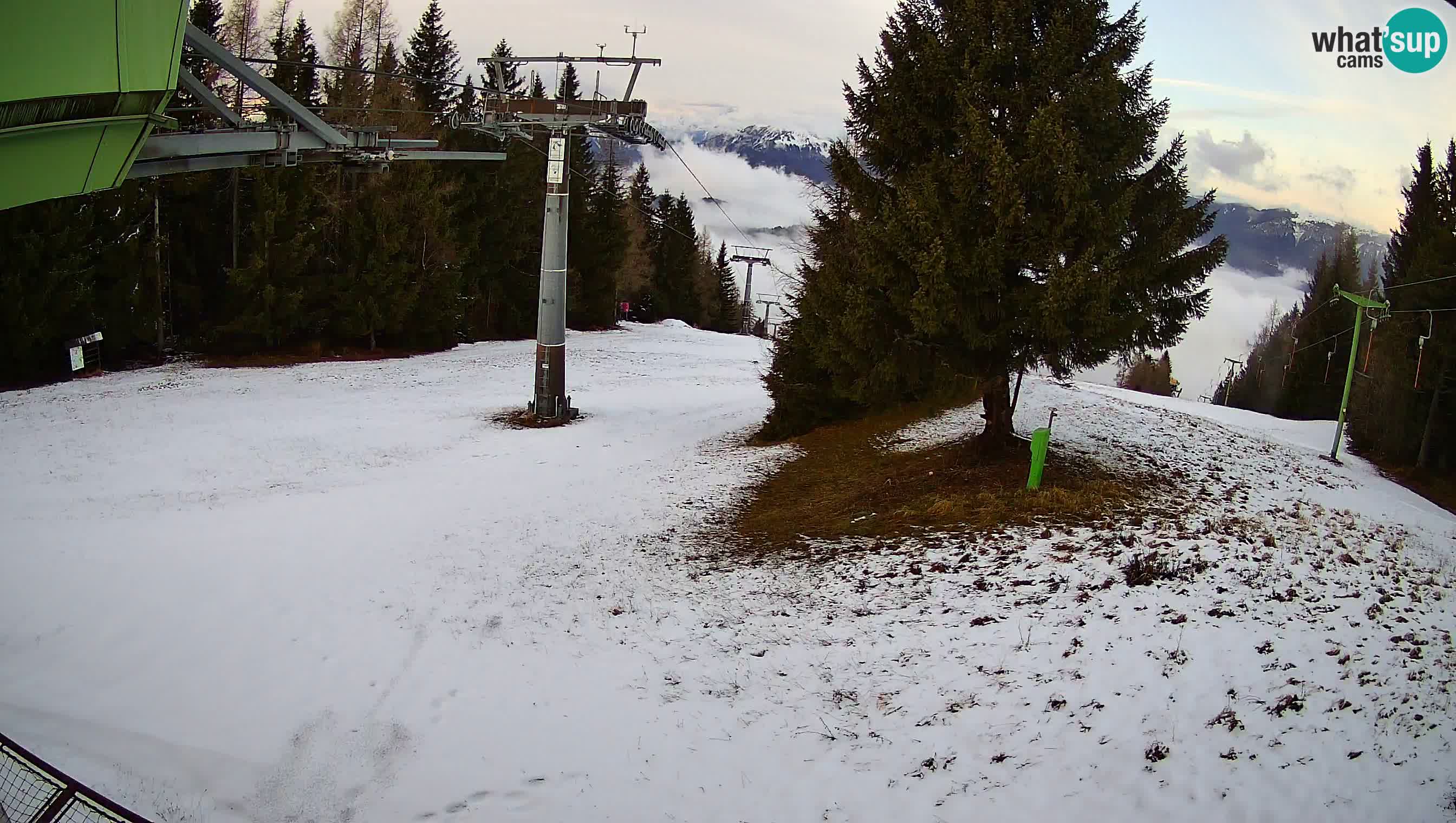 Centre de ski de Cerkno webcam Lom – Slovénie