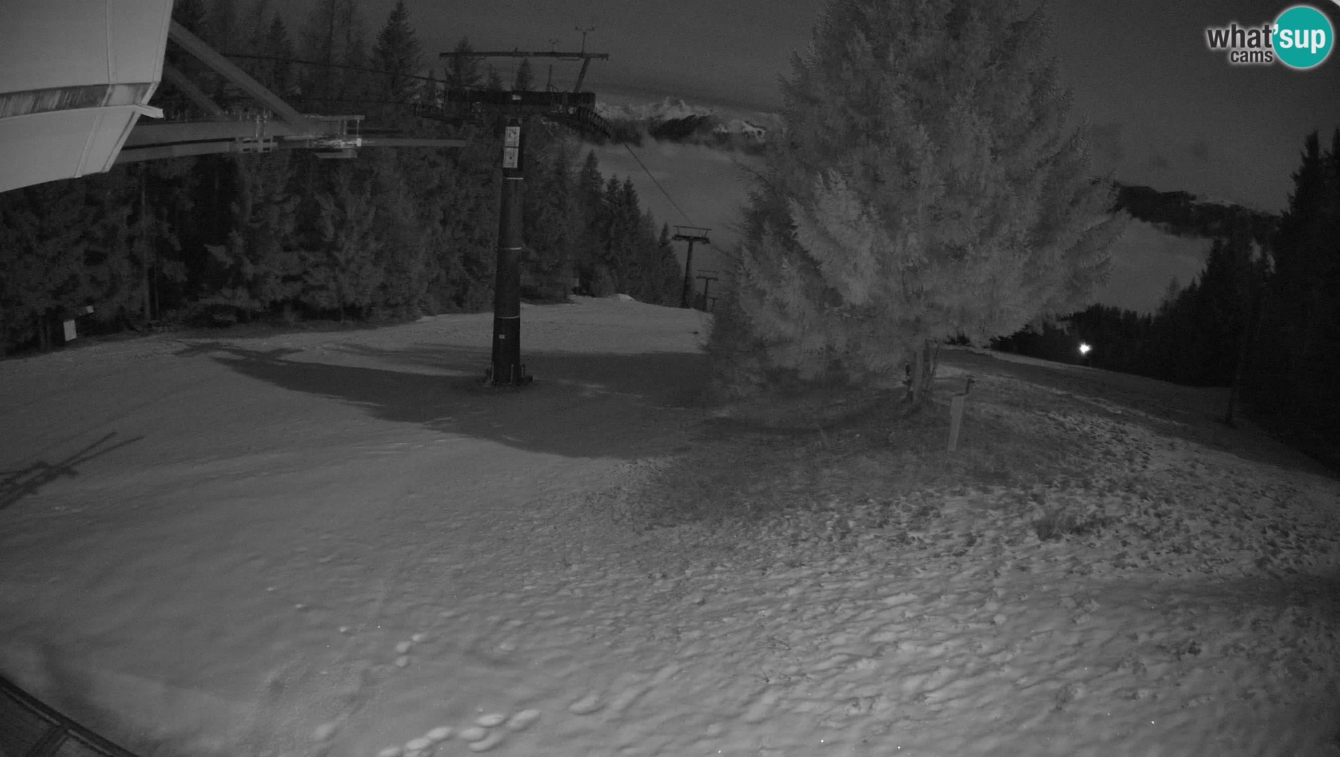 Smušišče Cerkno spletna kamera Lom zgornja proga