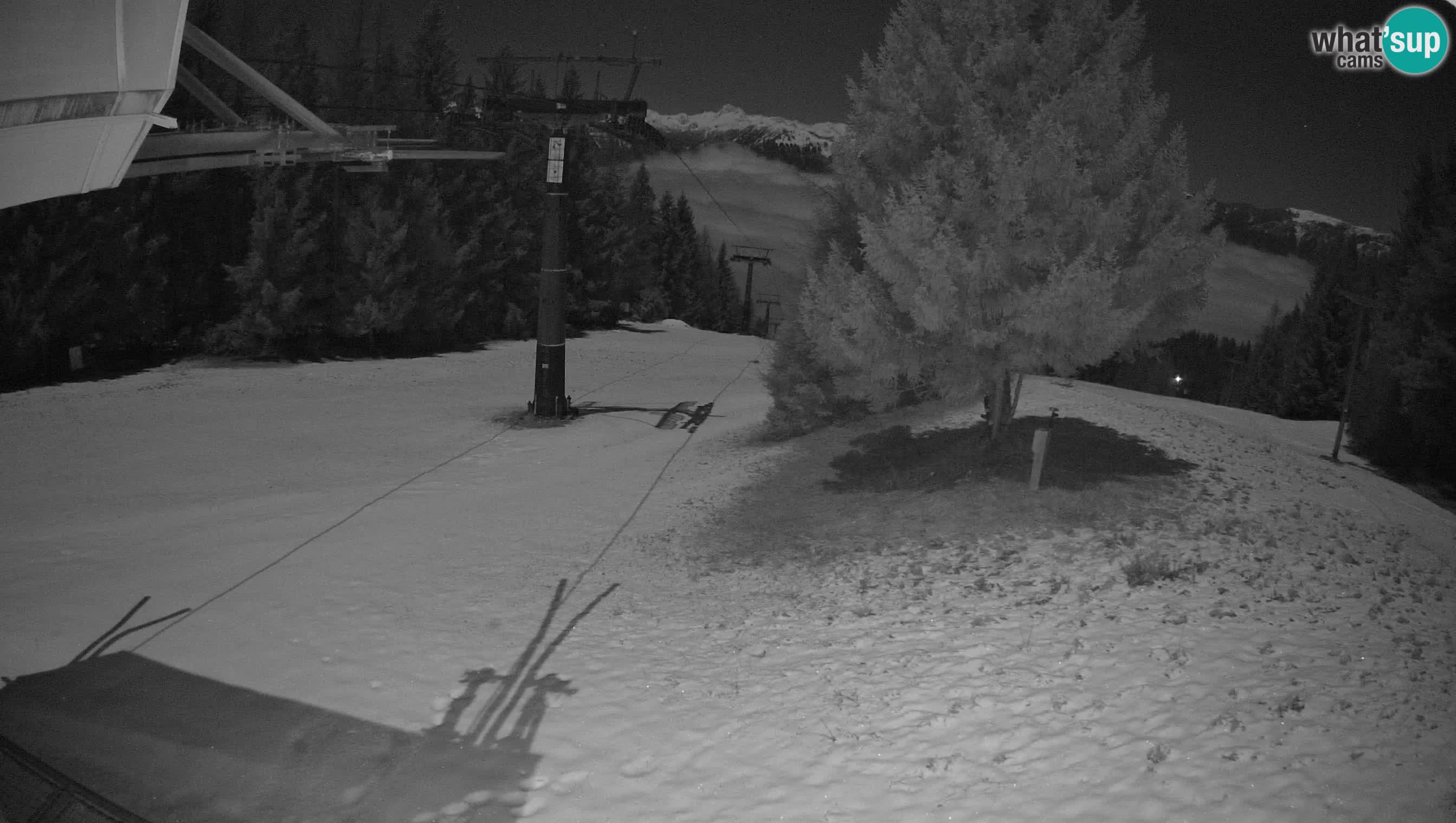 Smušišče Cerkno spletna kamera Lom zgornja proga