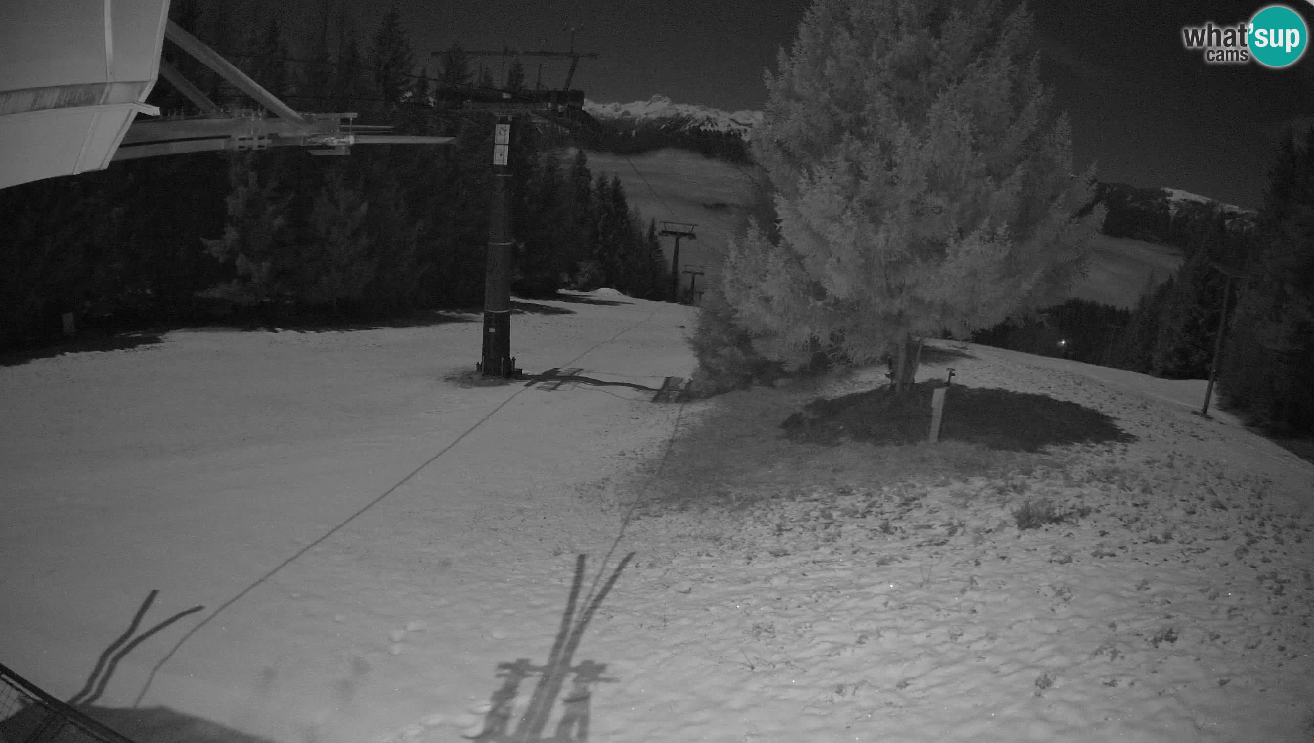 Smušišče Cerkno spletna kamera Lom zgornja proga