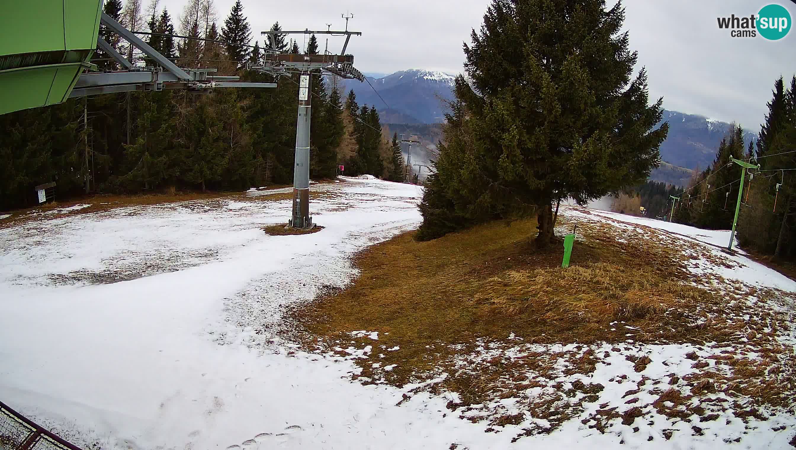 Centre de ski de Cerkno webcam Lom – Slovénie
