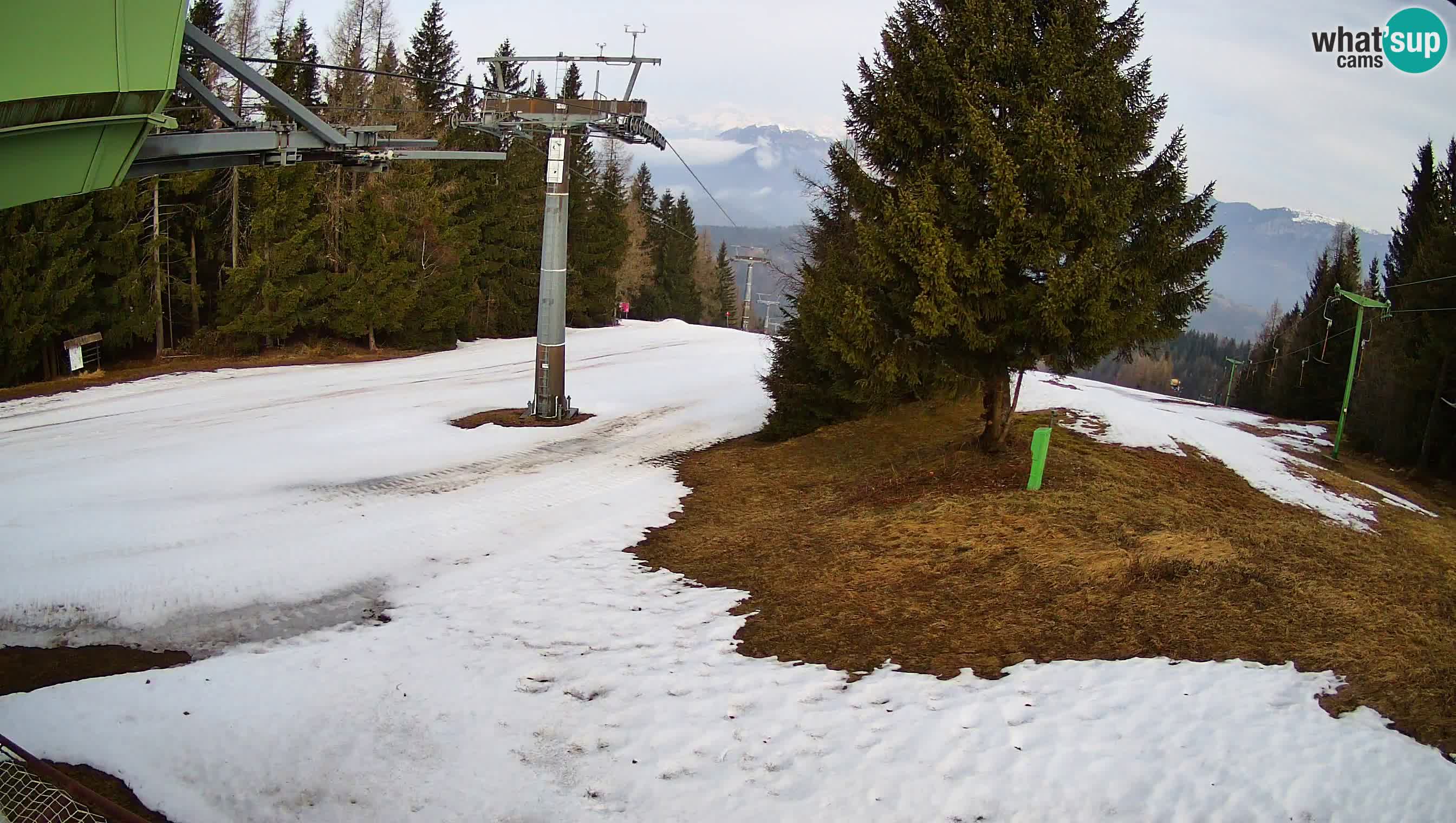 Smušišče Cerkno spletna kamera Lom zgornja proga