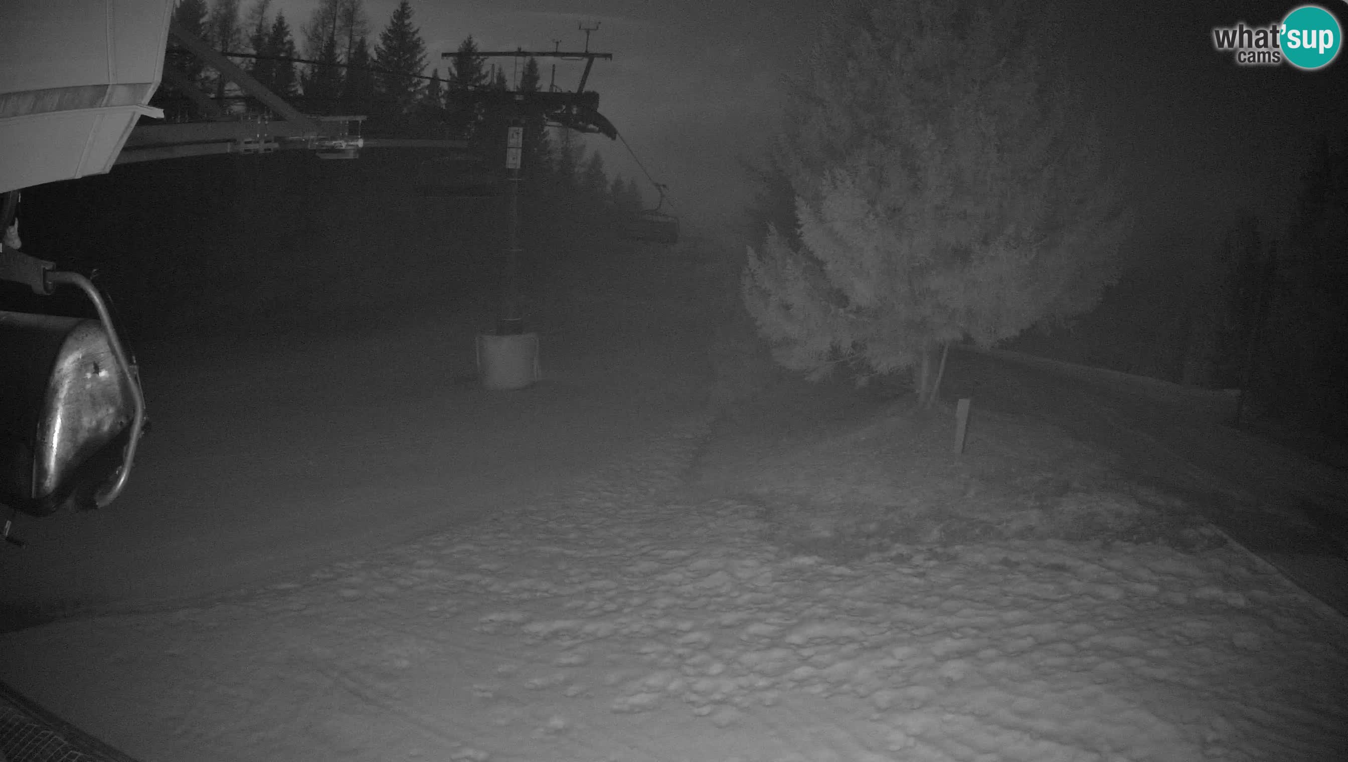 Smušišče Cerkno spletna kamera Lom zgornja proga