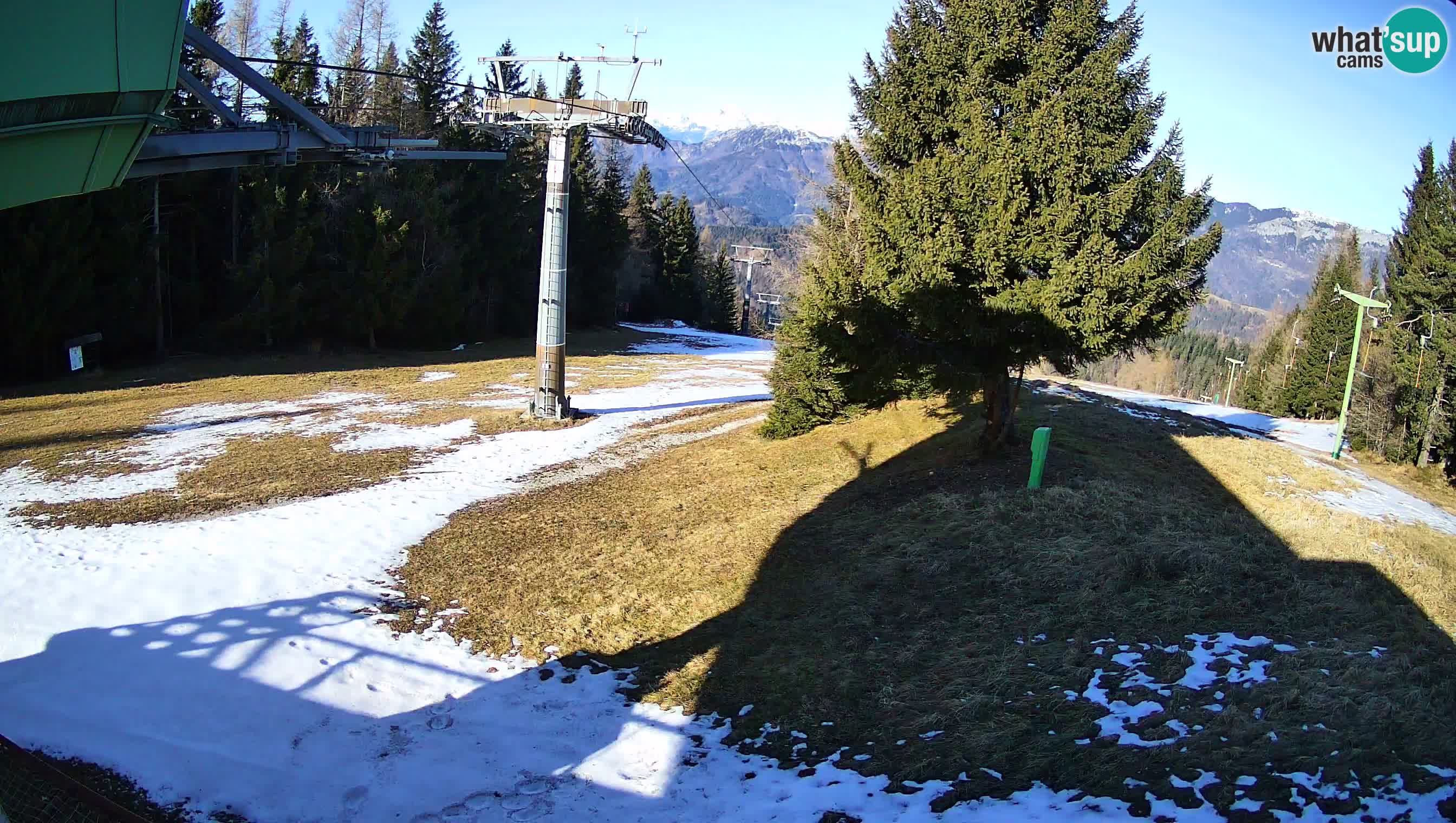 Smušišče Cerkno spletna kamera Lom zgornja proga