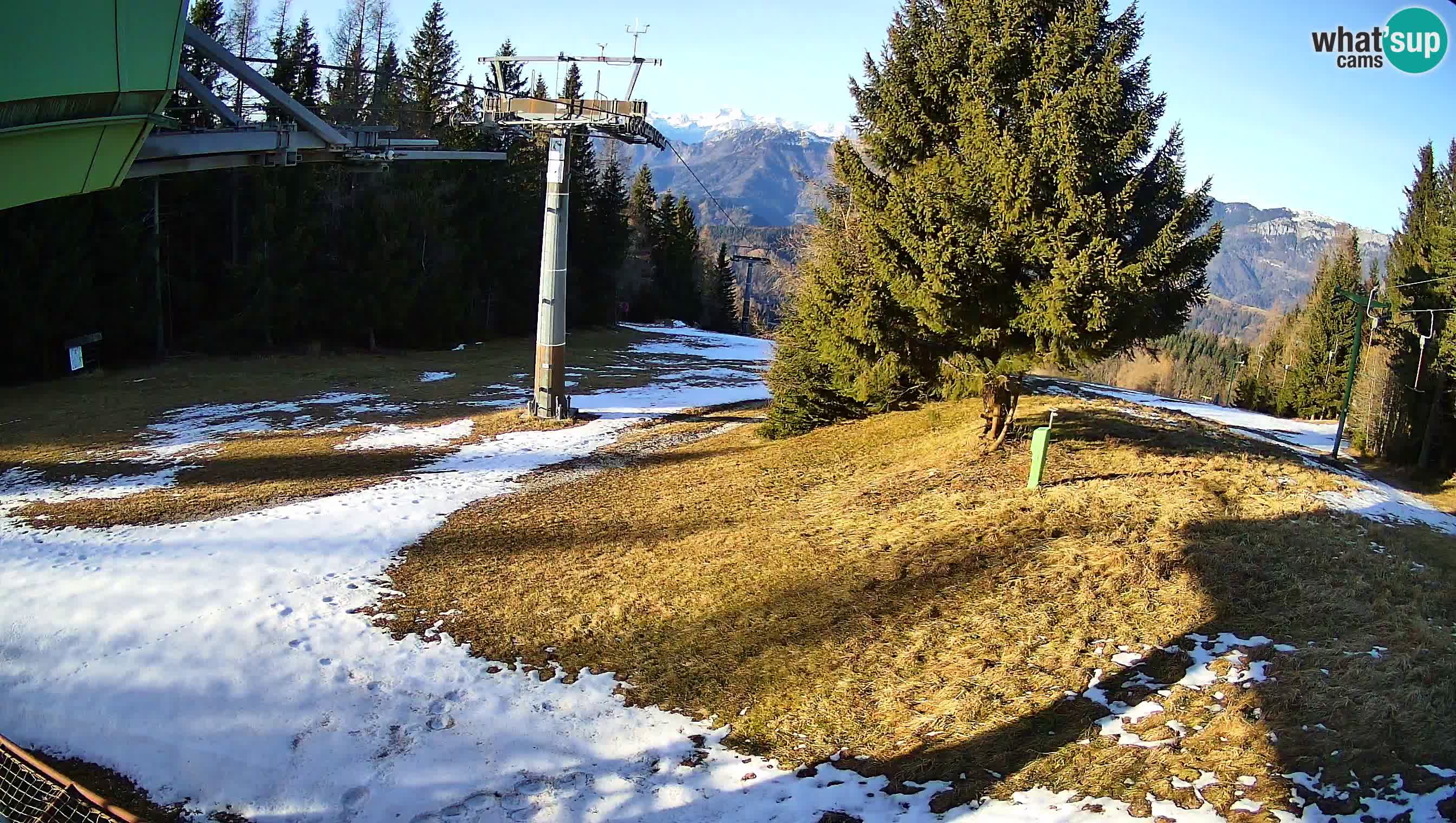 Smušišče Cerkno spletna kamera Lom zgornja proga