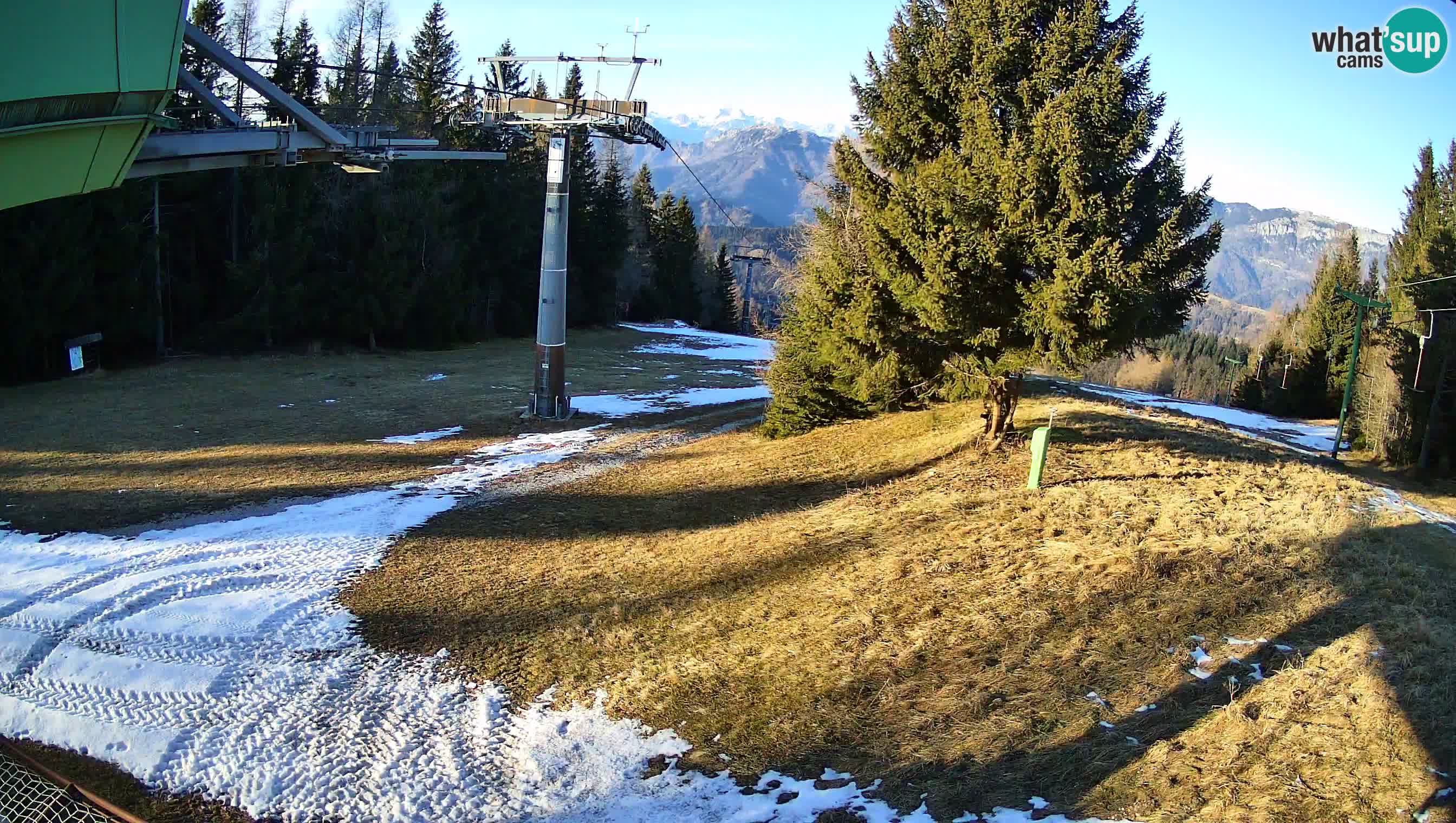 Smušišče Cerkno spletna kamera Lom zgornja proga