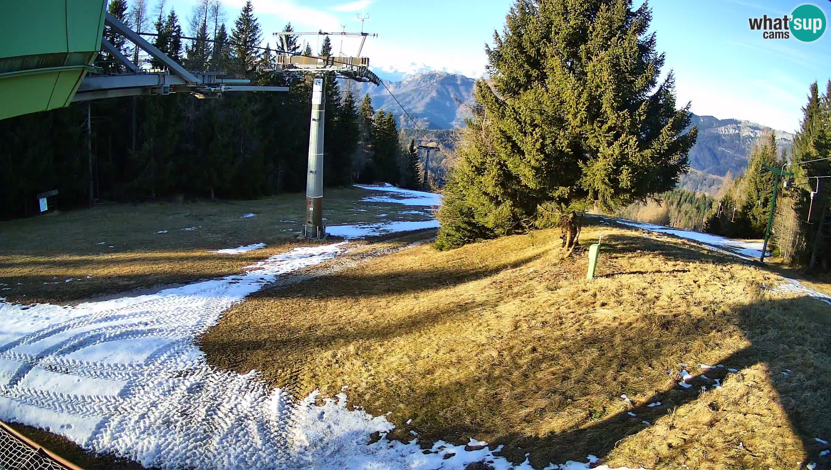 Smušišče Cerkno spletna kamera Lom zgornja proga