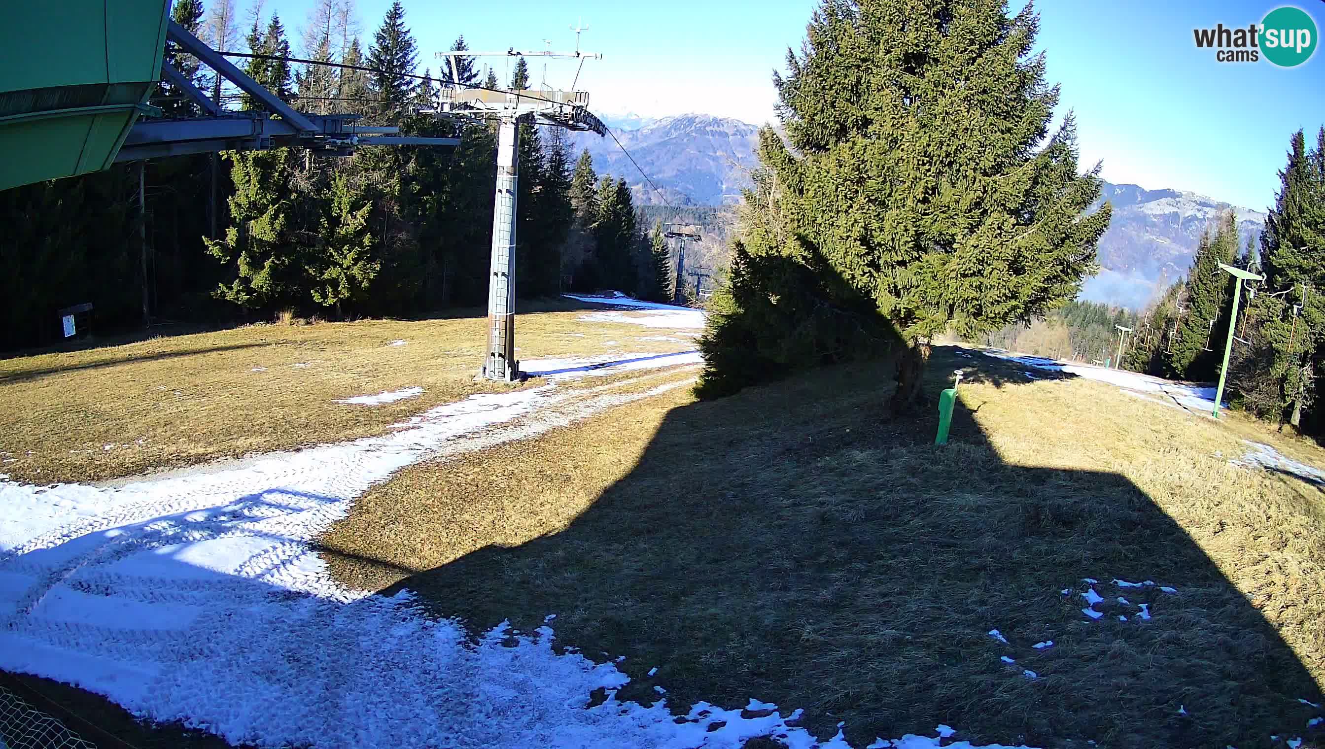 Smušišče Cerkno spletna kamera Lom zgornja proga