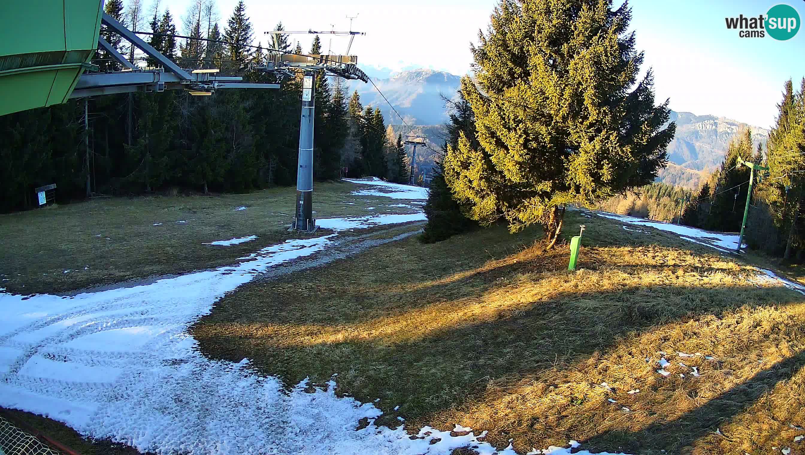 Smušišče Cerkno spletna kamera Lom zgornja proga