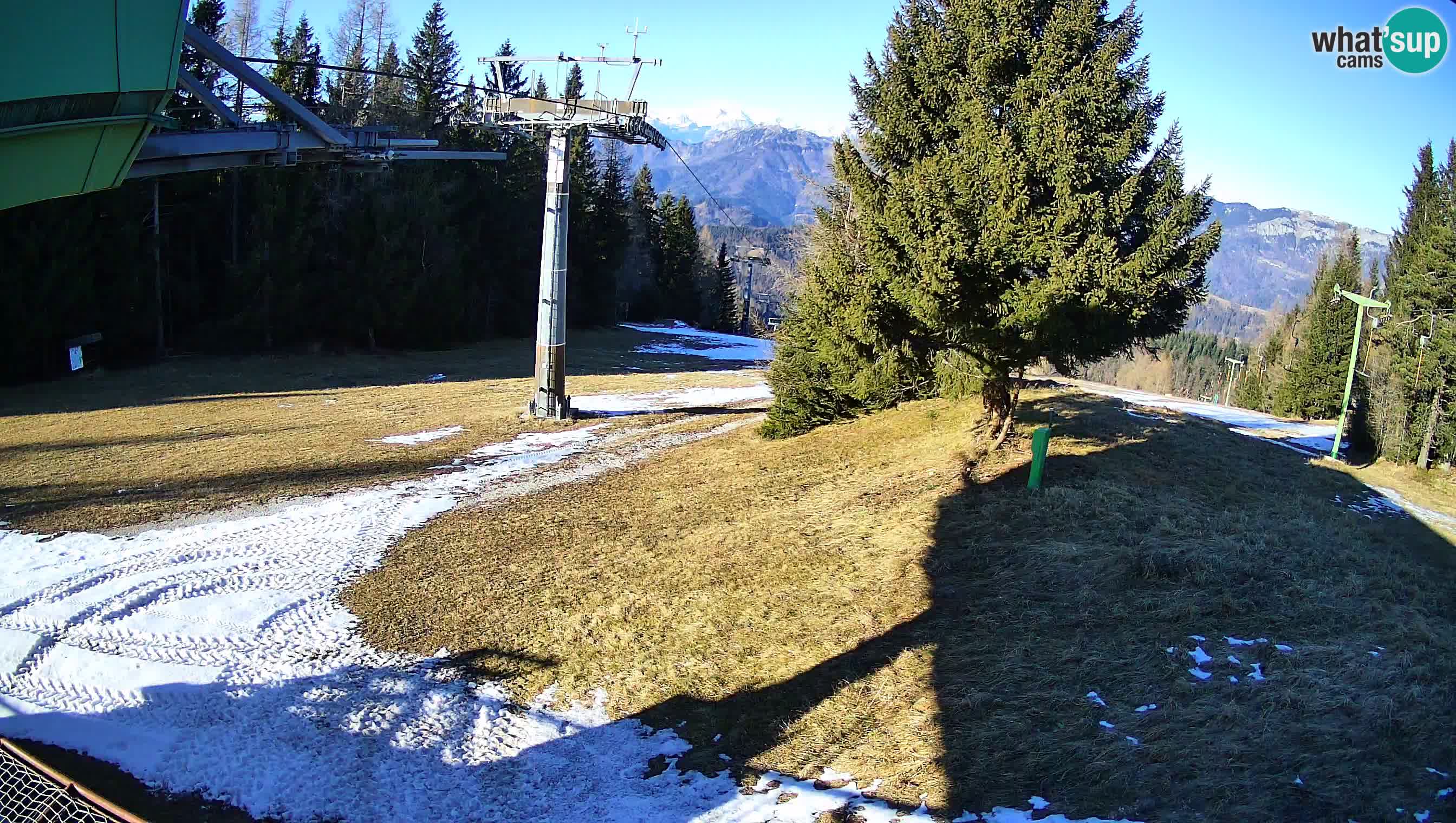 Smušišče Cerkno spletna kamera Lom zgornja proga