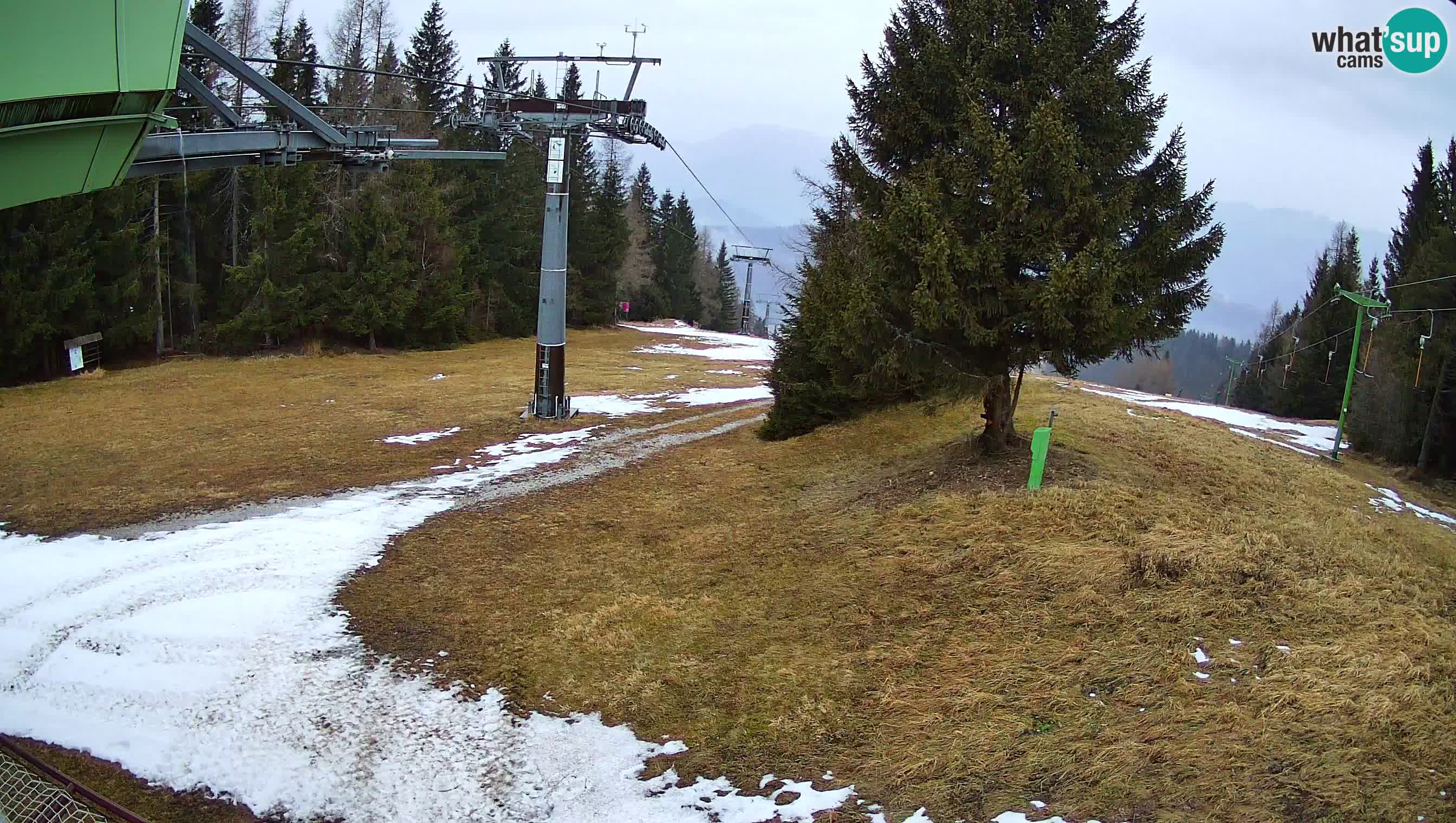 Smušišče Cerkno spletna kamera Lom zgornja proga