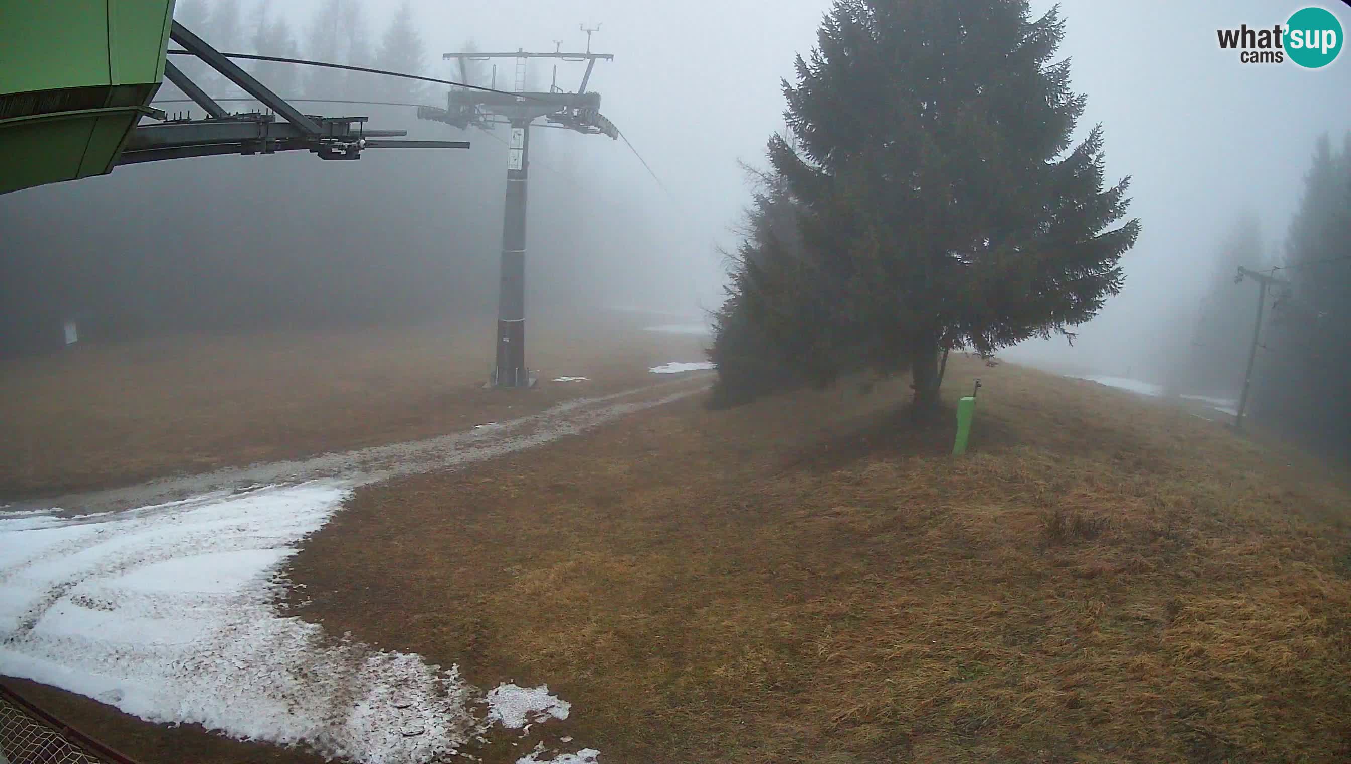 Smušišče Cerkno spletna kamera Lom zgornja proga