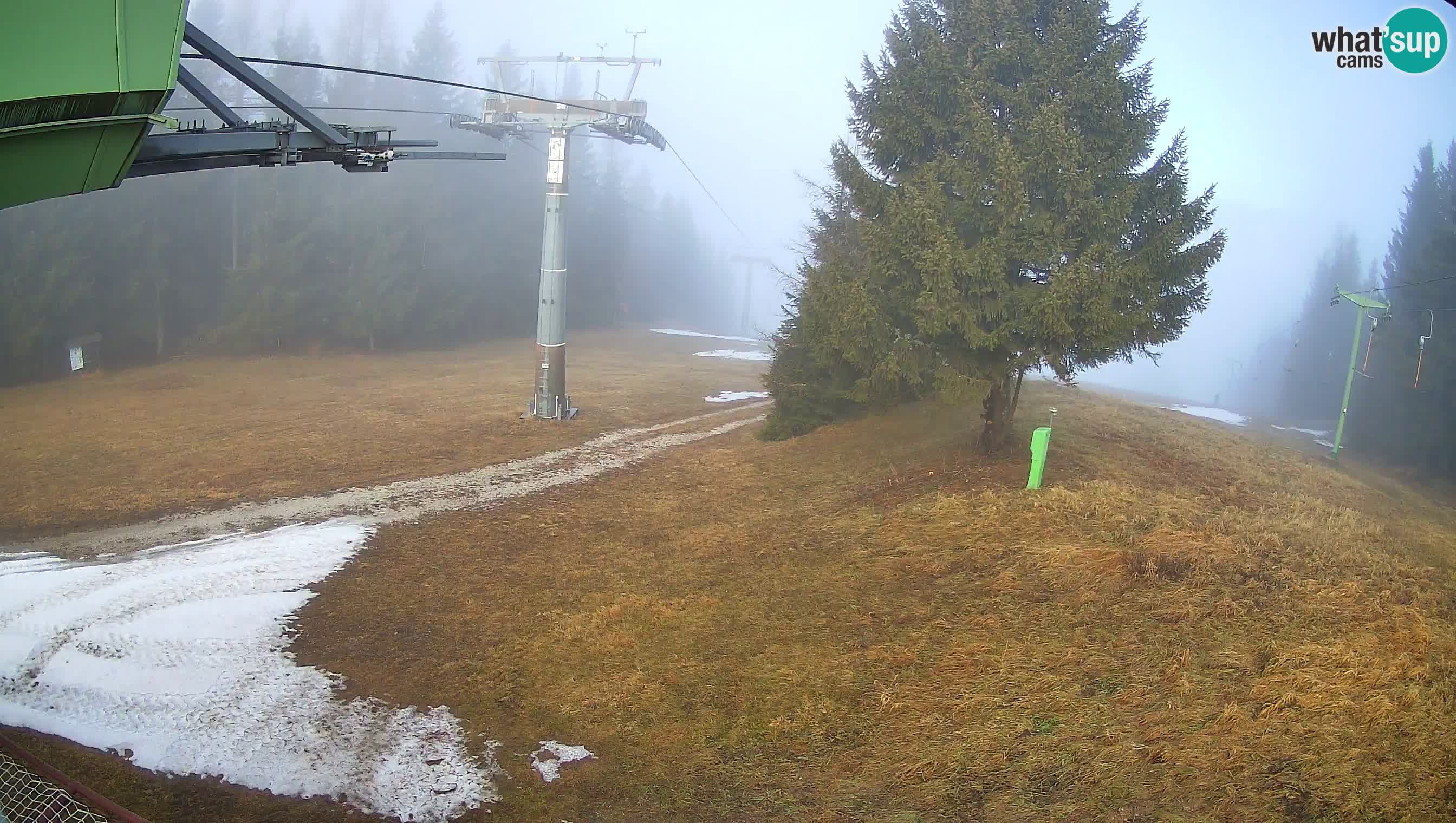Smušišče Cerkno spletna kamera Lom zgornja proga