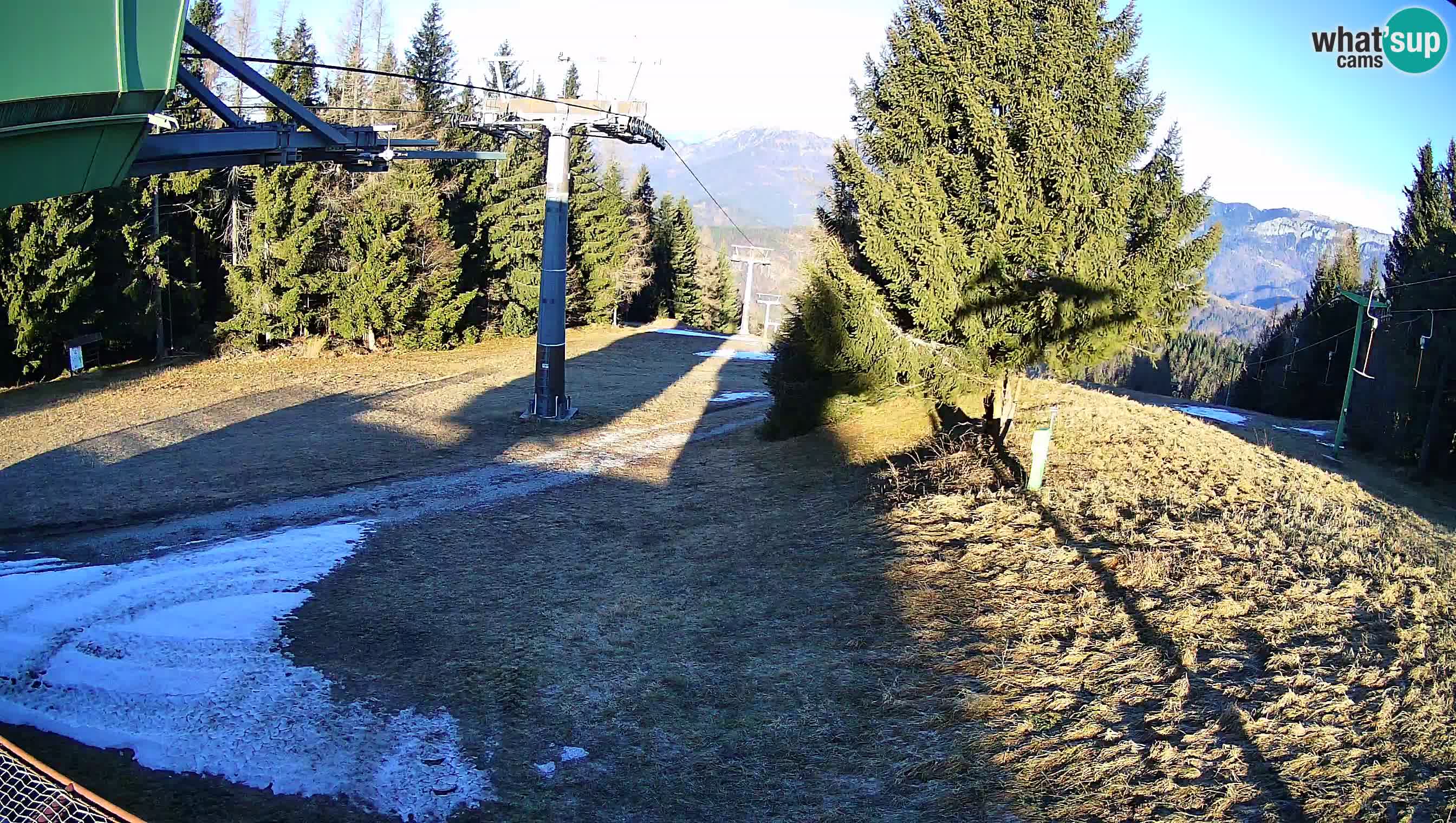 Smušišče Cerkno spletna kamera Lom zgornja proga