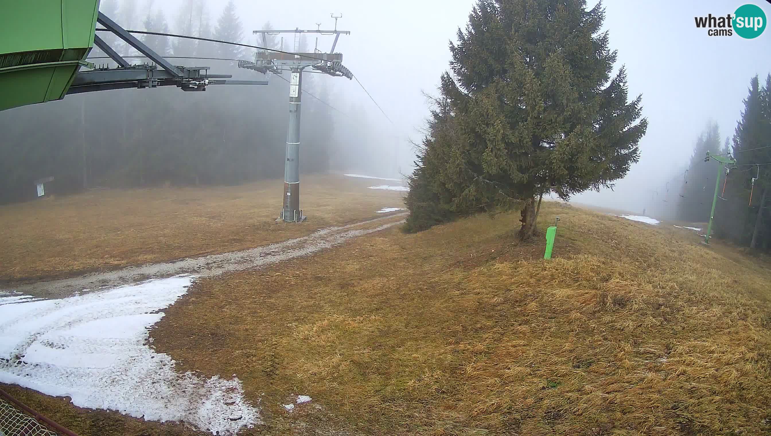 Smušišče Cerkno spletna kamera Lom zgornja proga