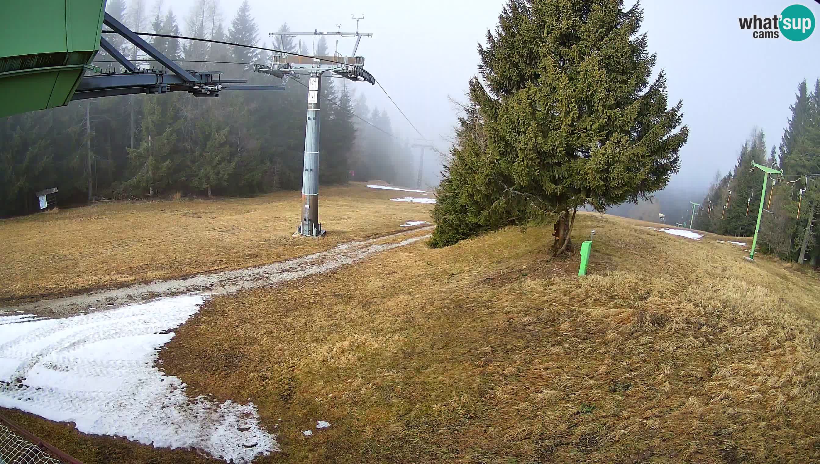 Smušišče Cerkno spletna kamera Lom zgornja proga