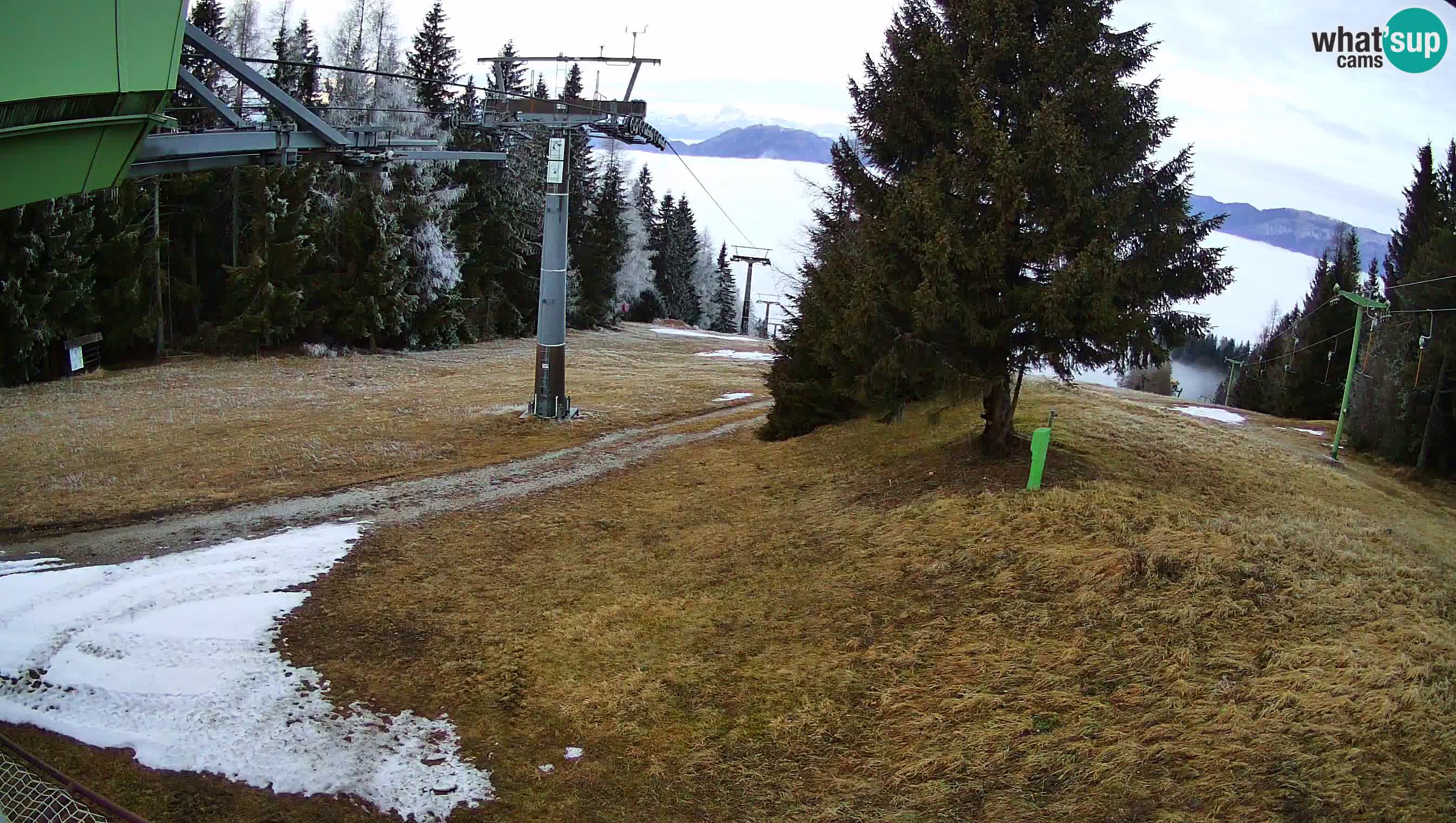 Smušišče Cerkno spletna kamera Lom zgornja proga