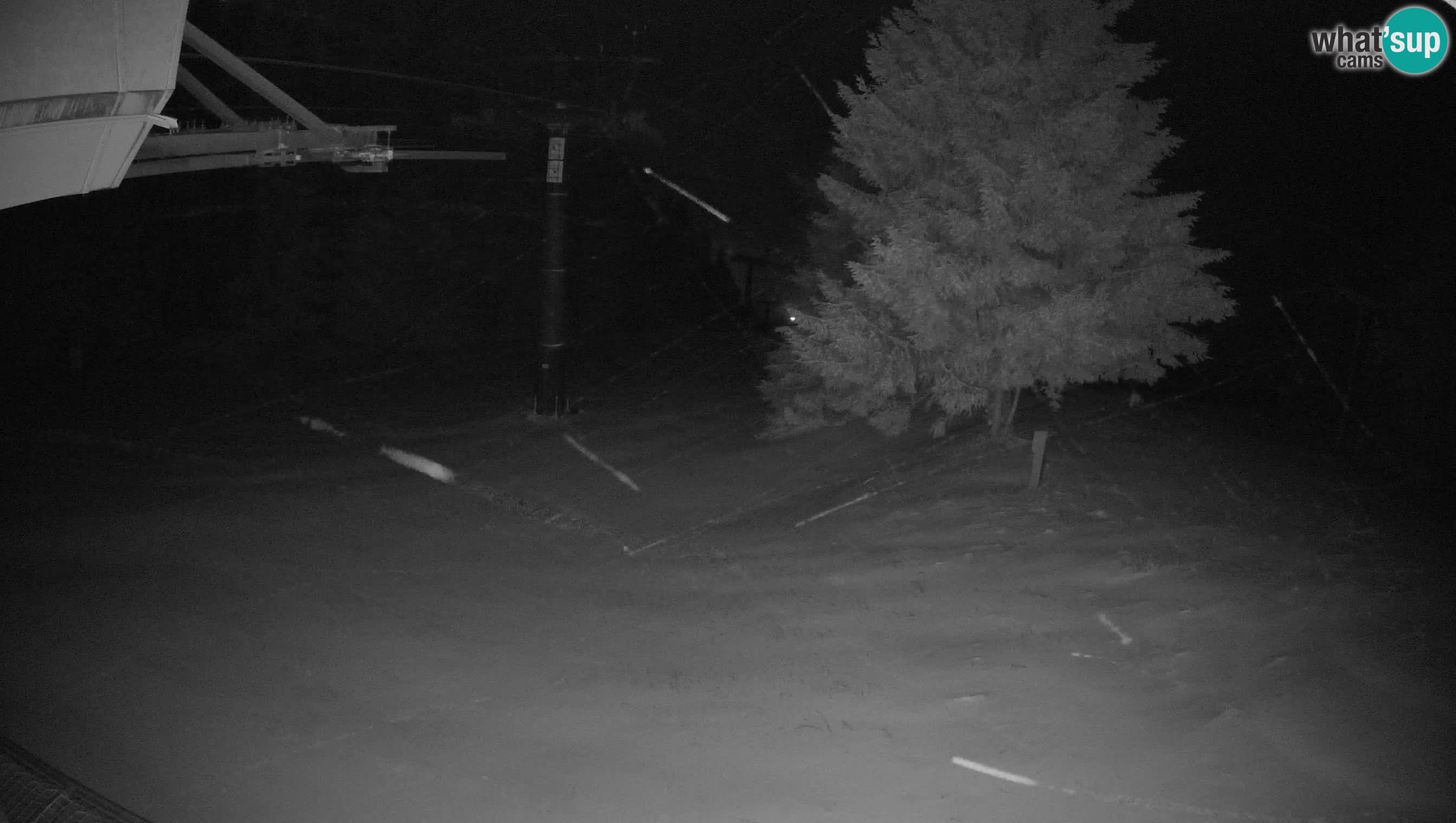 Smušišče Cerkno spletna kamera Lom zgornja proga