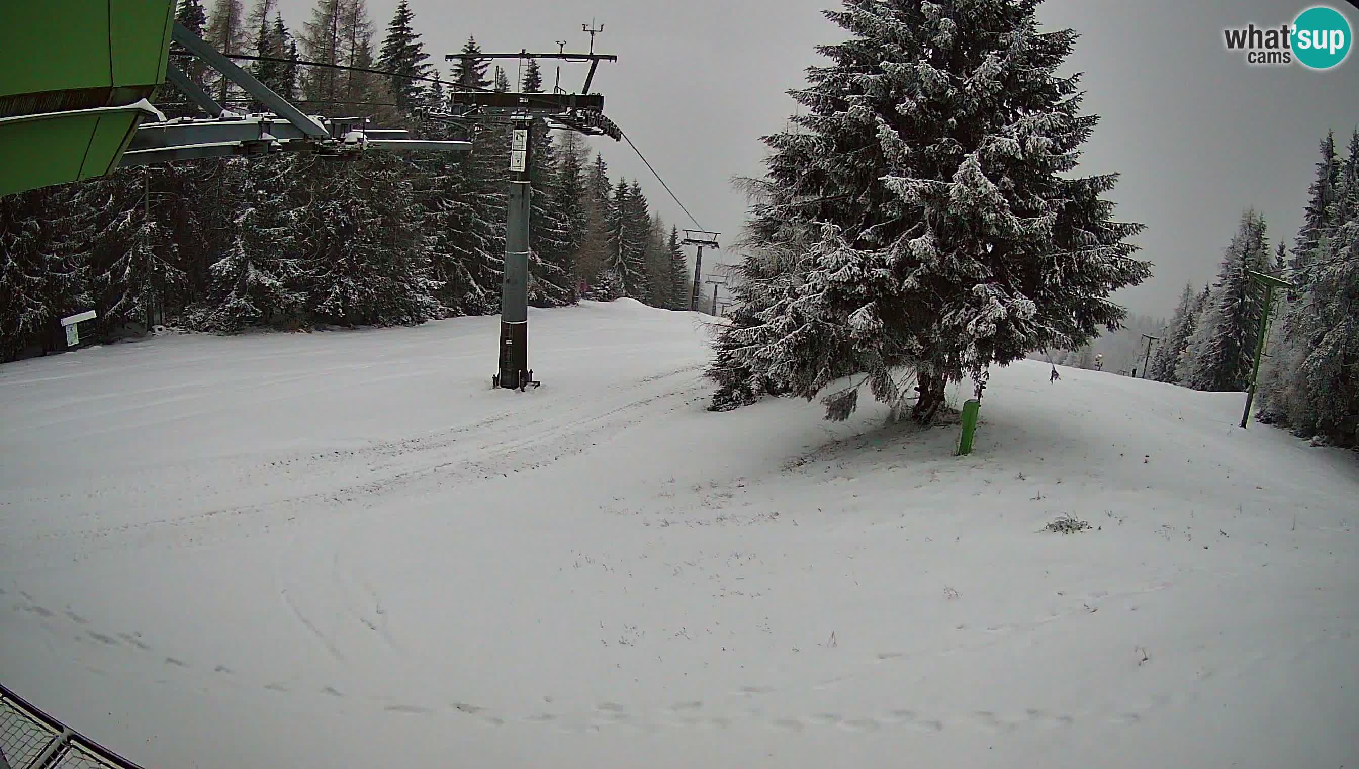 Skijalište Cerkno web kamera Lom – Slovenija