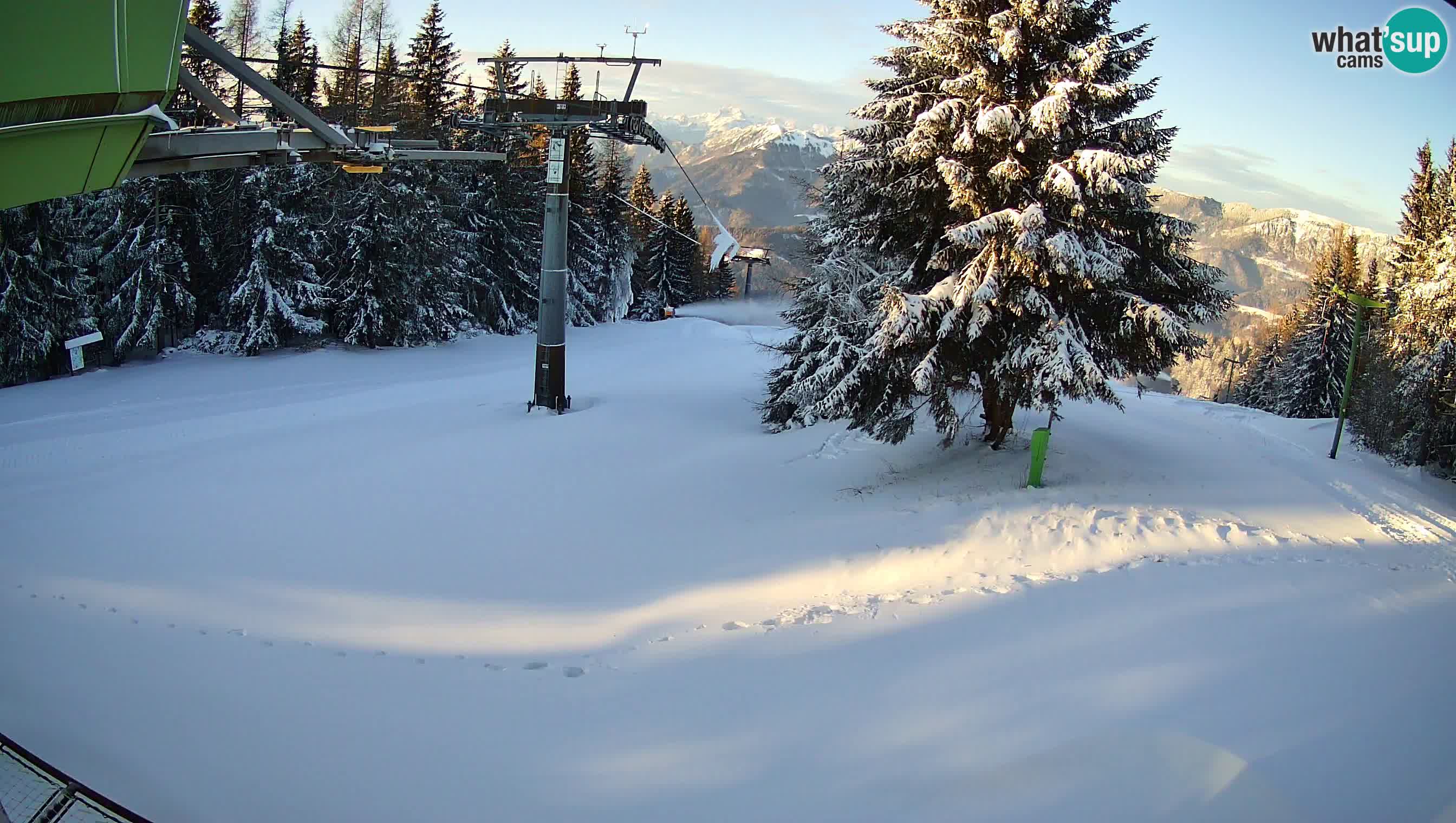 Centre de ski de Cerkno webcam Lom – Slovénie