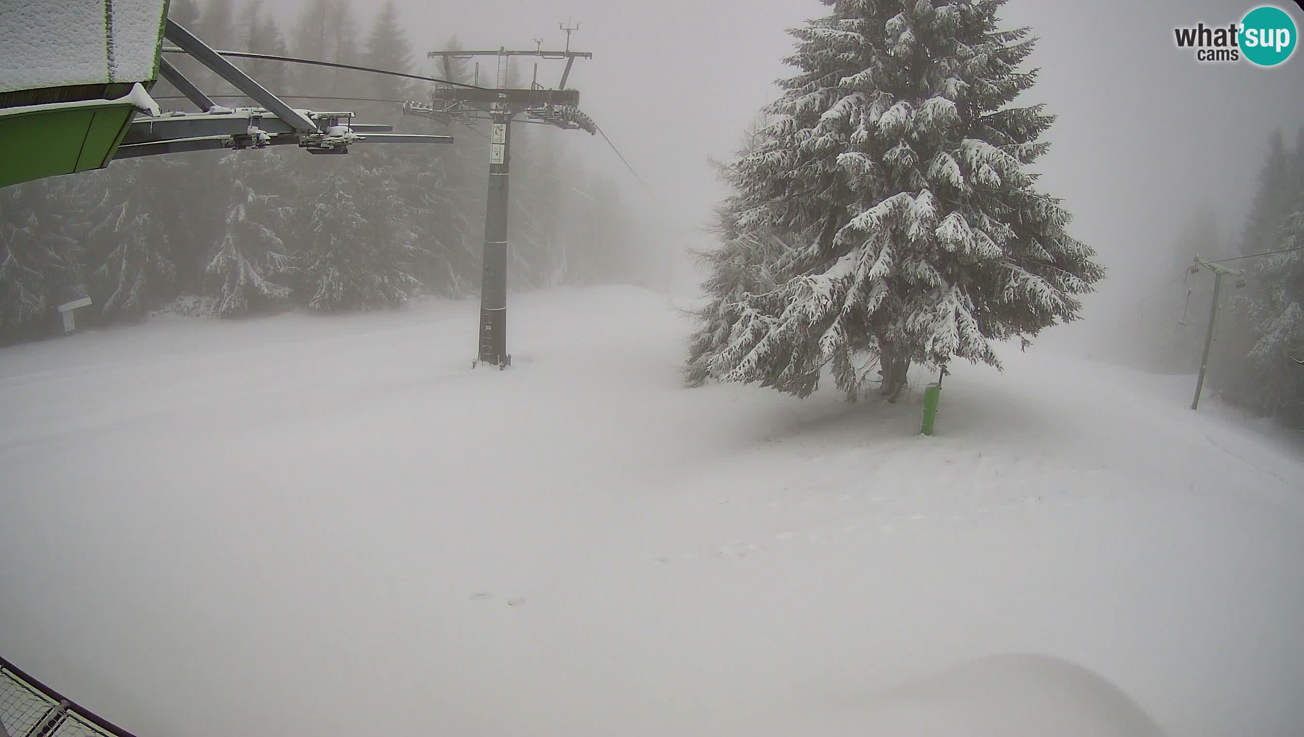 Centre de ski de Cerkno webcam Lom – Slovénie