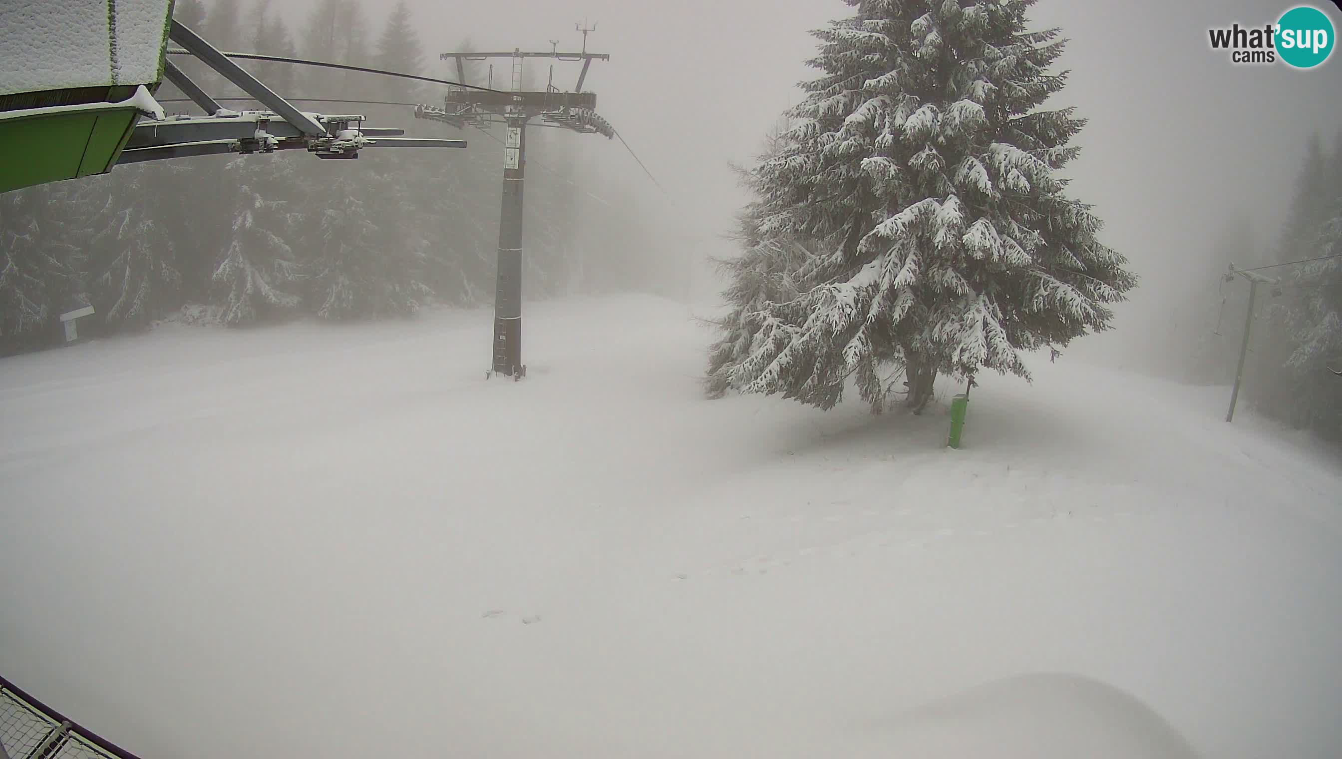 Skijalište Cerkno web kamera Lom – Slovenija