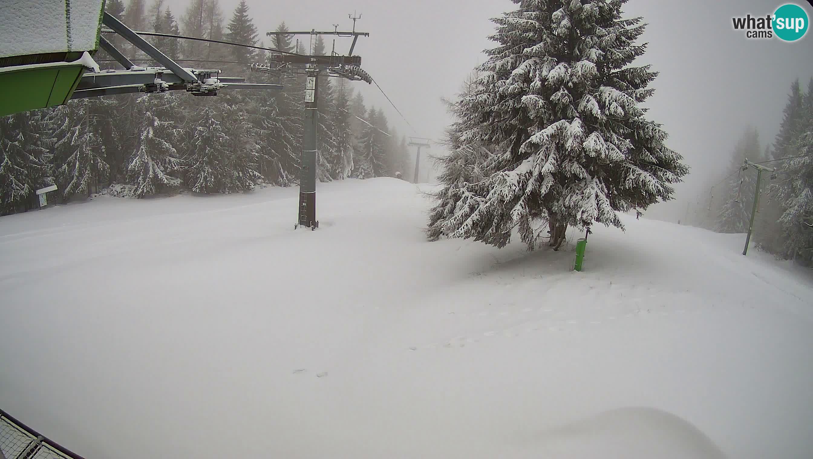 Centre de ski de Cerkno webcam Lom – Slovénie