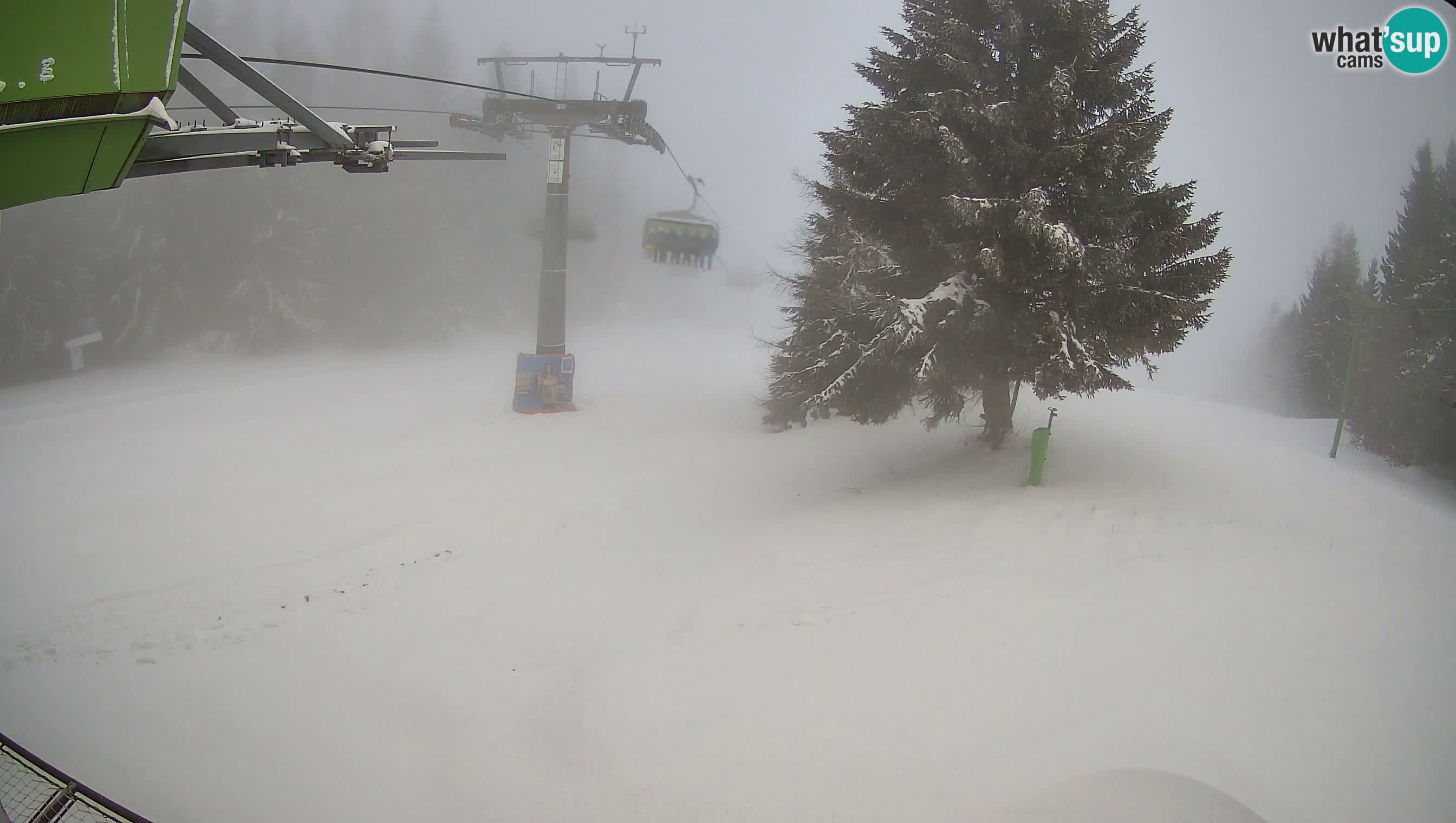 Centre de ski de Cerkno webcam Lom – Slovénie