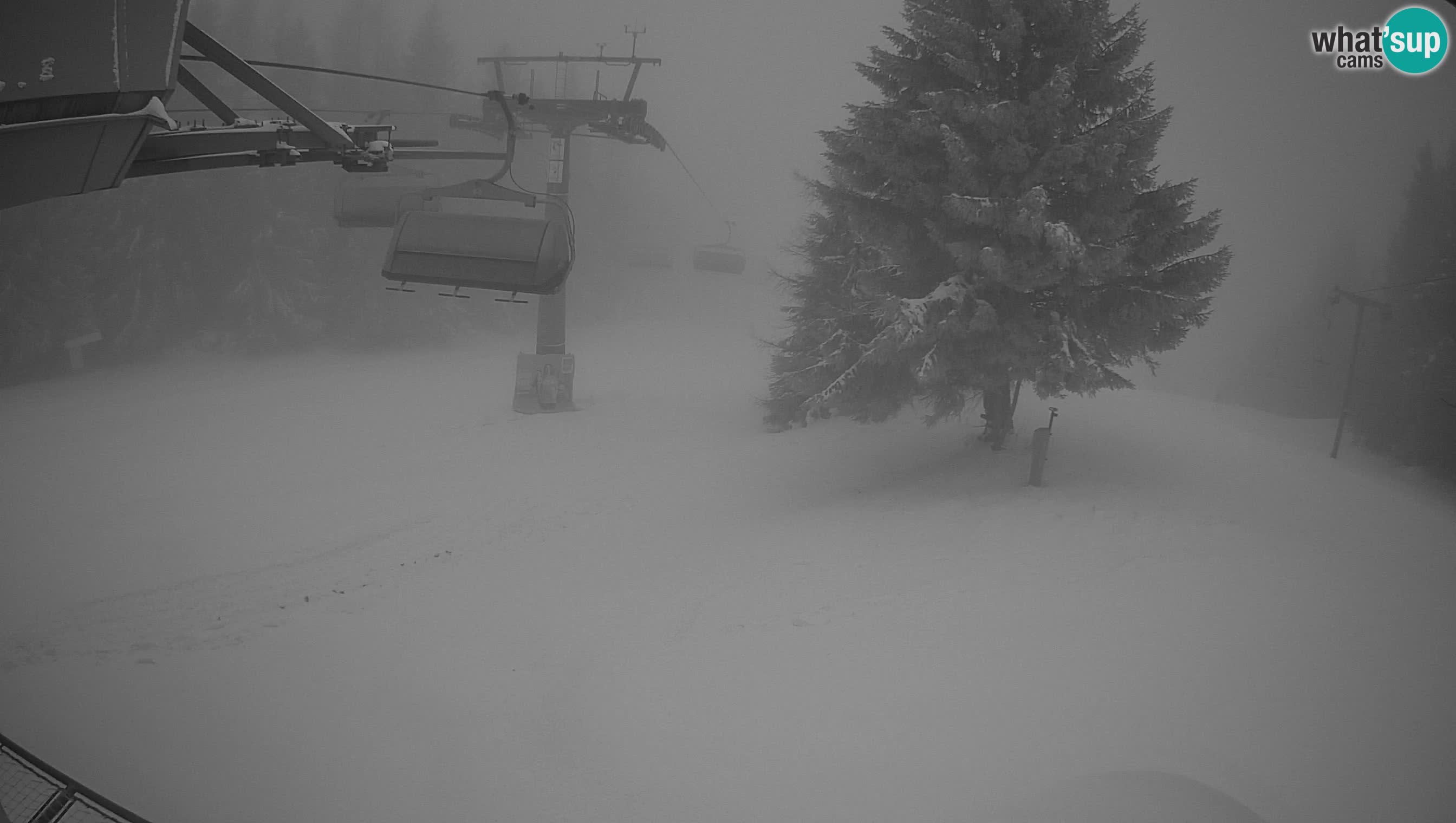 Smušišče Cerkno spletna kamera Lom zgornja proga