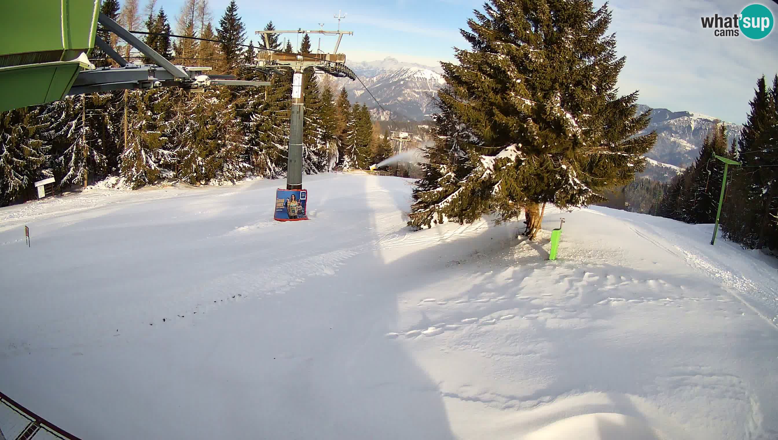 Skizentrum webcam Cerkno Lom – Slowenien