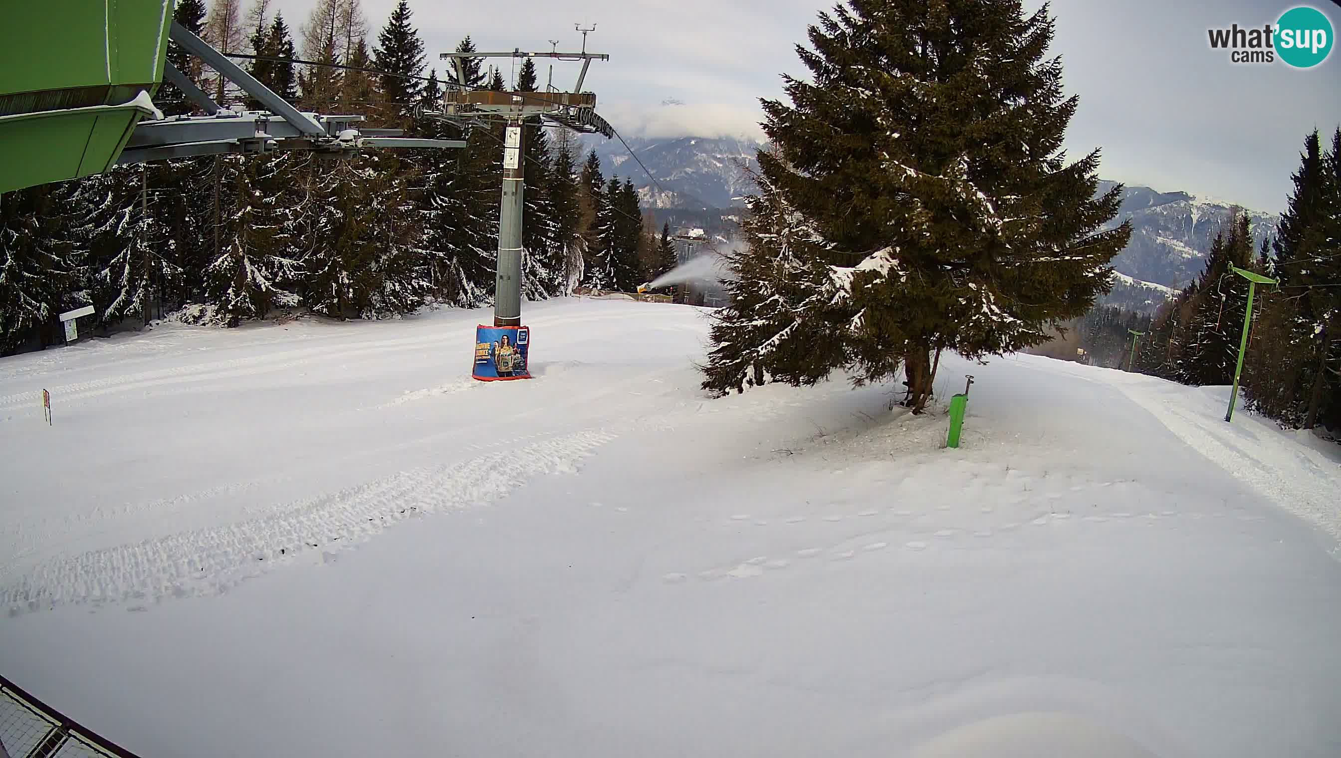 Centre de ski de Cerkno webcam Lom – Slovénie