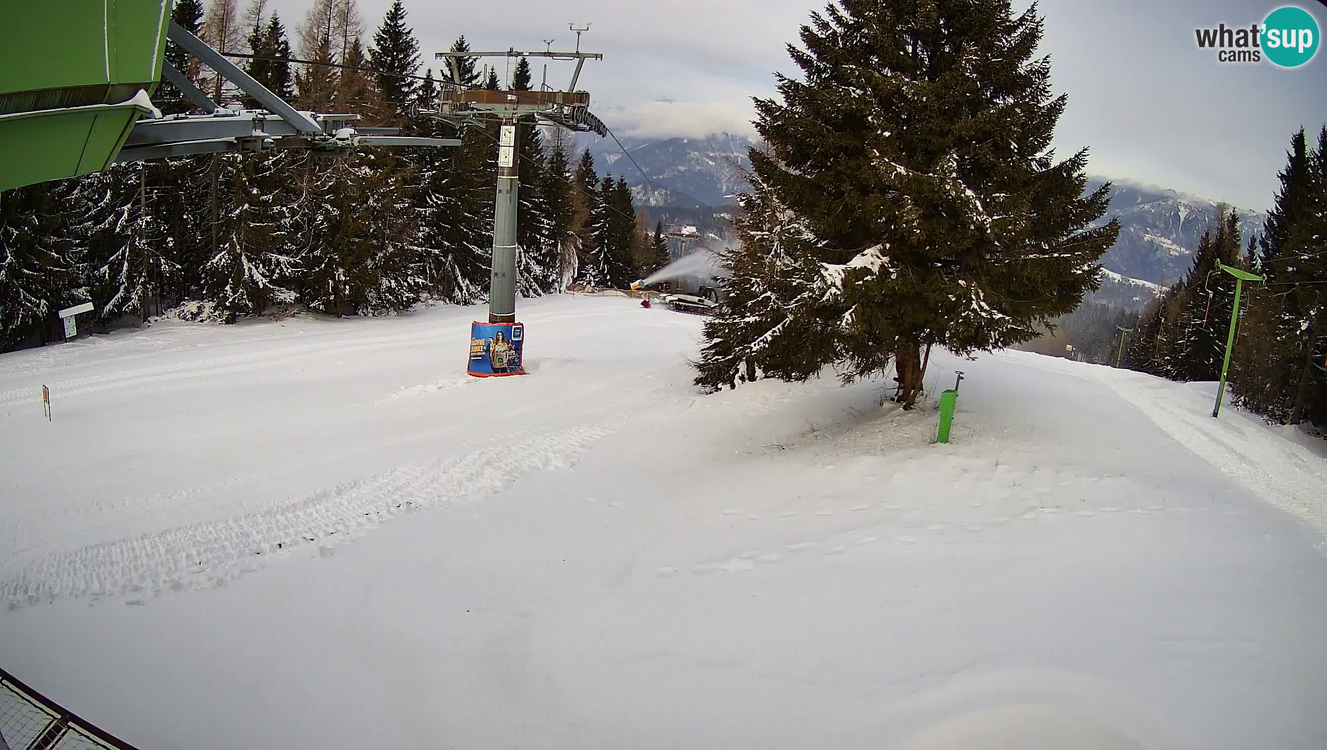 Centre de ski de Cerkno webcam Lom – Slovénie