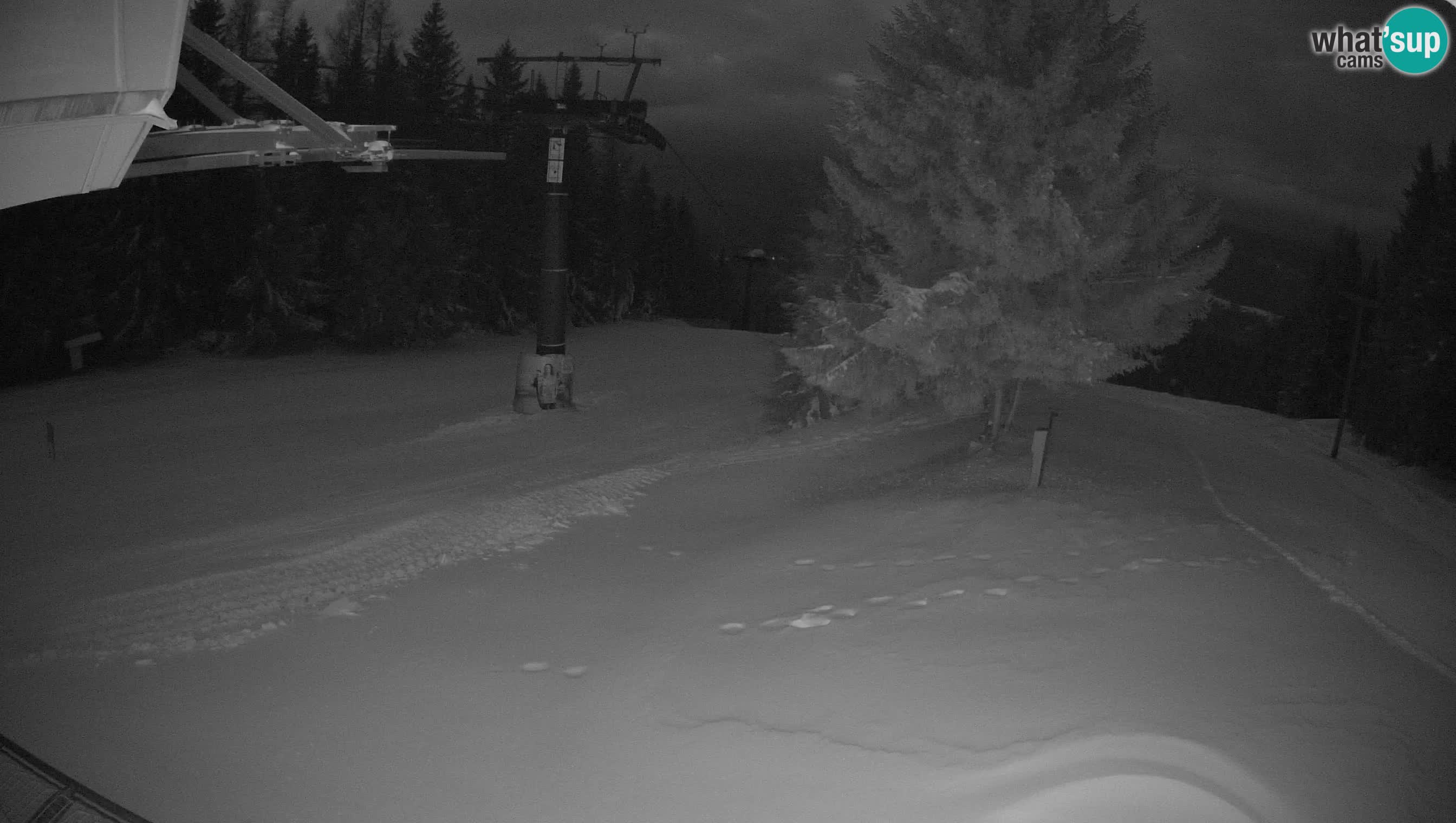 Smušišče Cerkno spletna kamera Lom zgornja proga