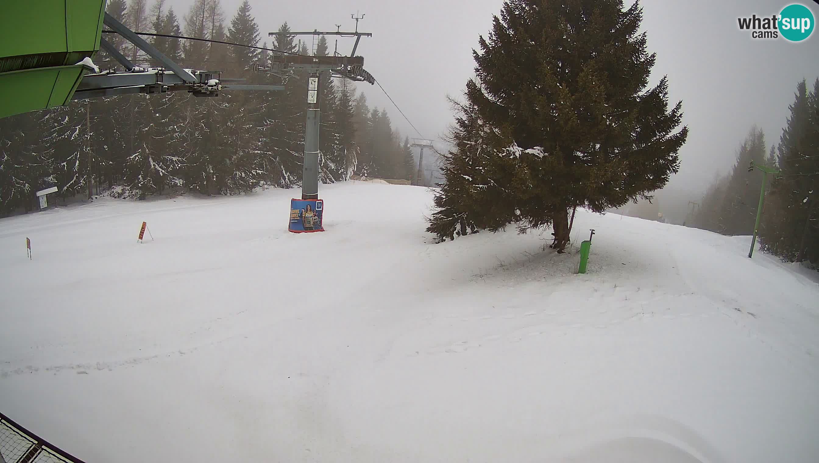 Centre de ski de Cerkno webcam Lom – Slovénie