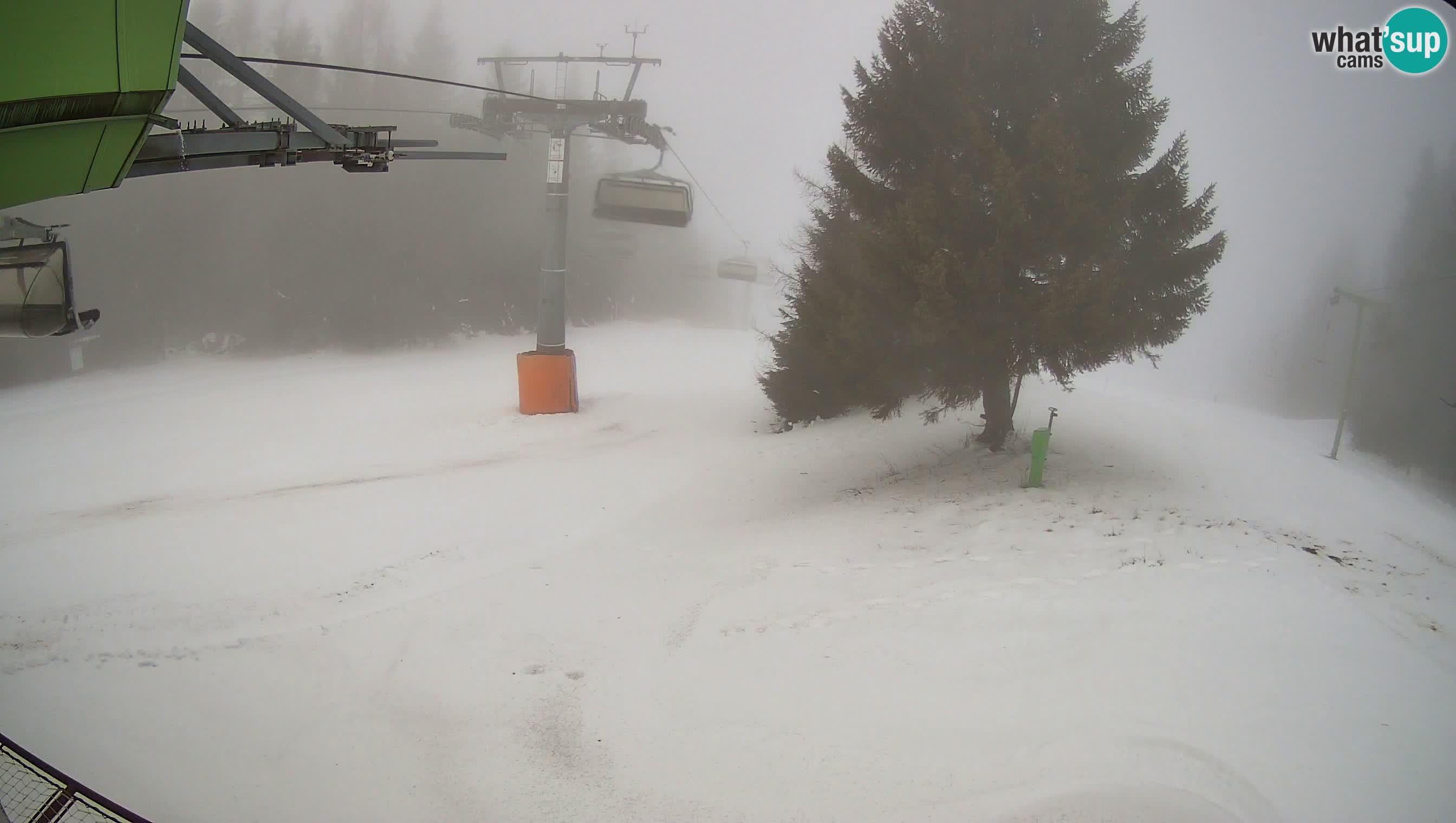 Centre de ski de Cerkno webcam Lom – Slovénie