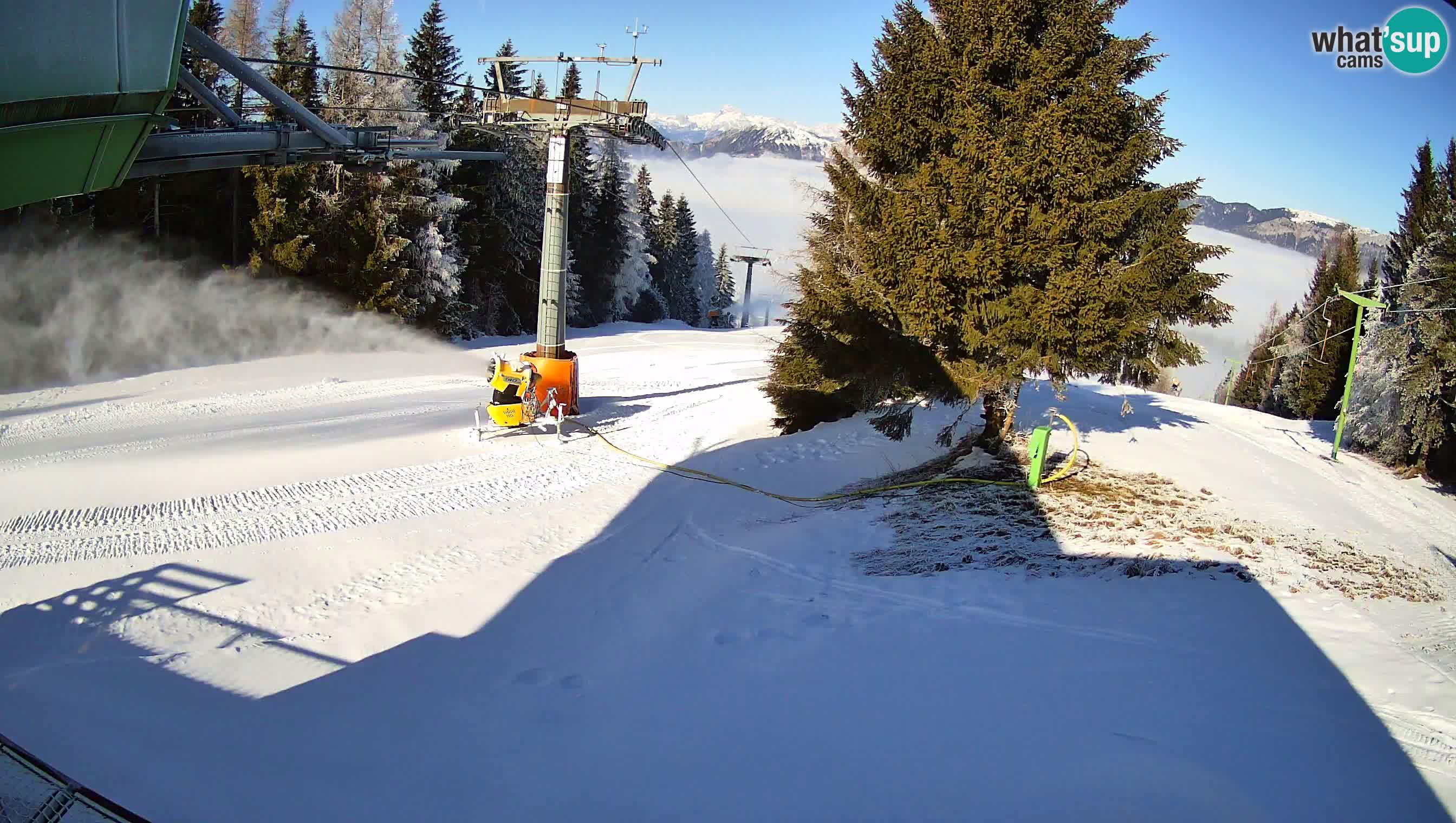 Skijalište Cerkno web kamera Lom – Slovenija