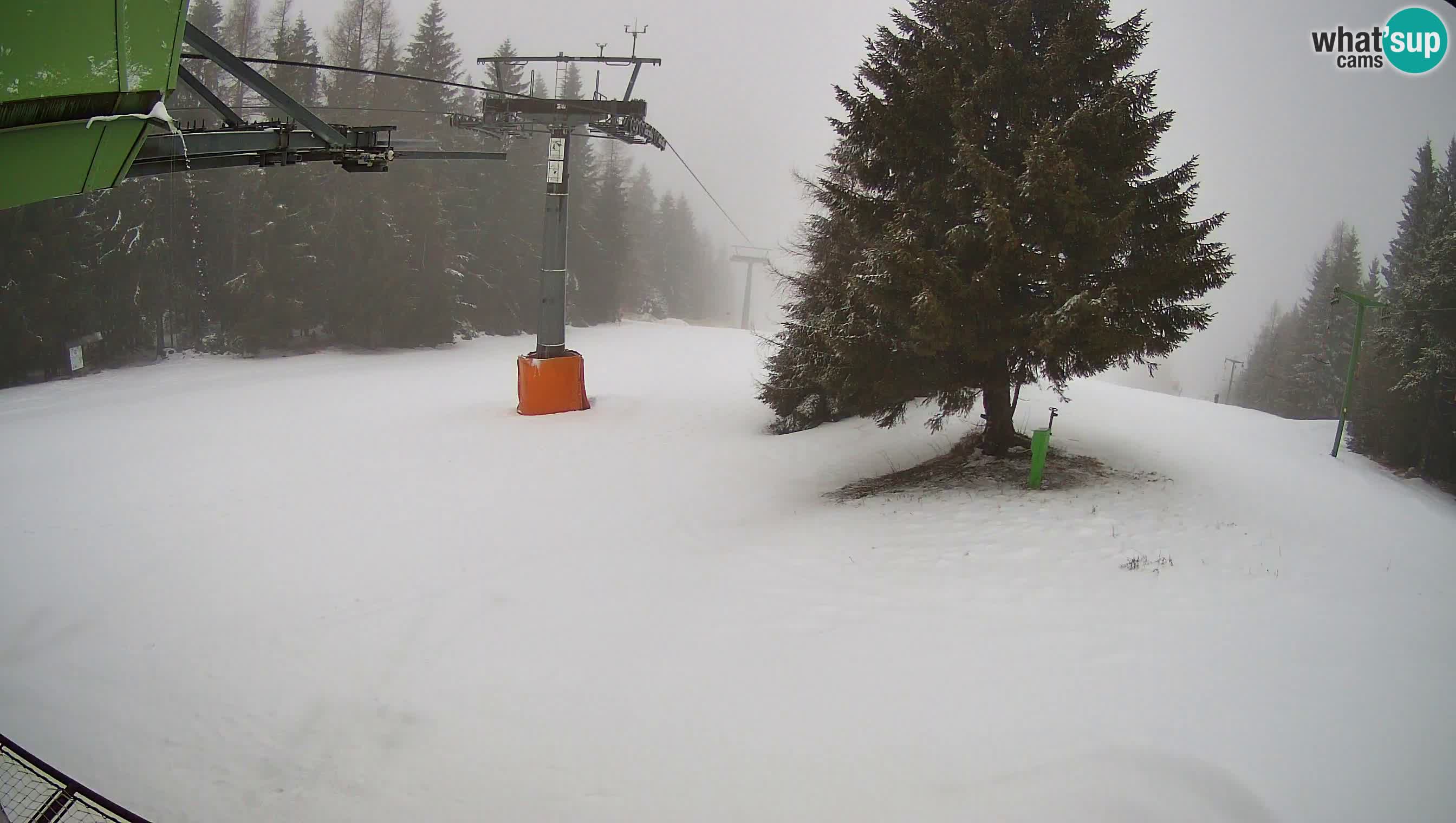 Centre de ski de Cerkno webcam Lom – Slovénie