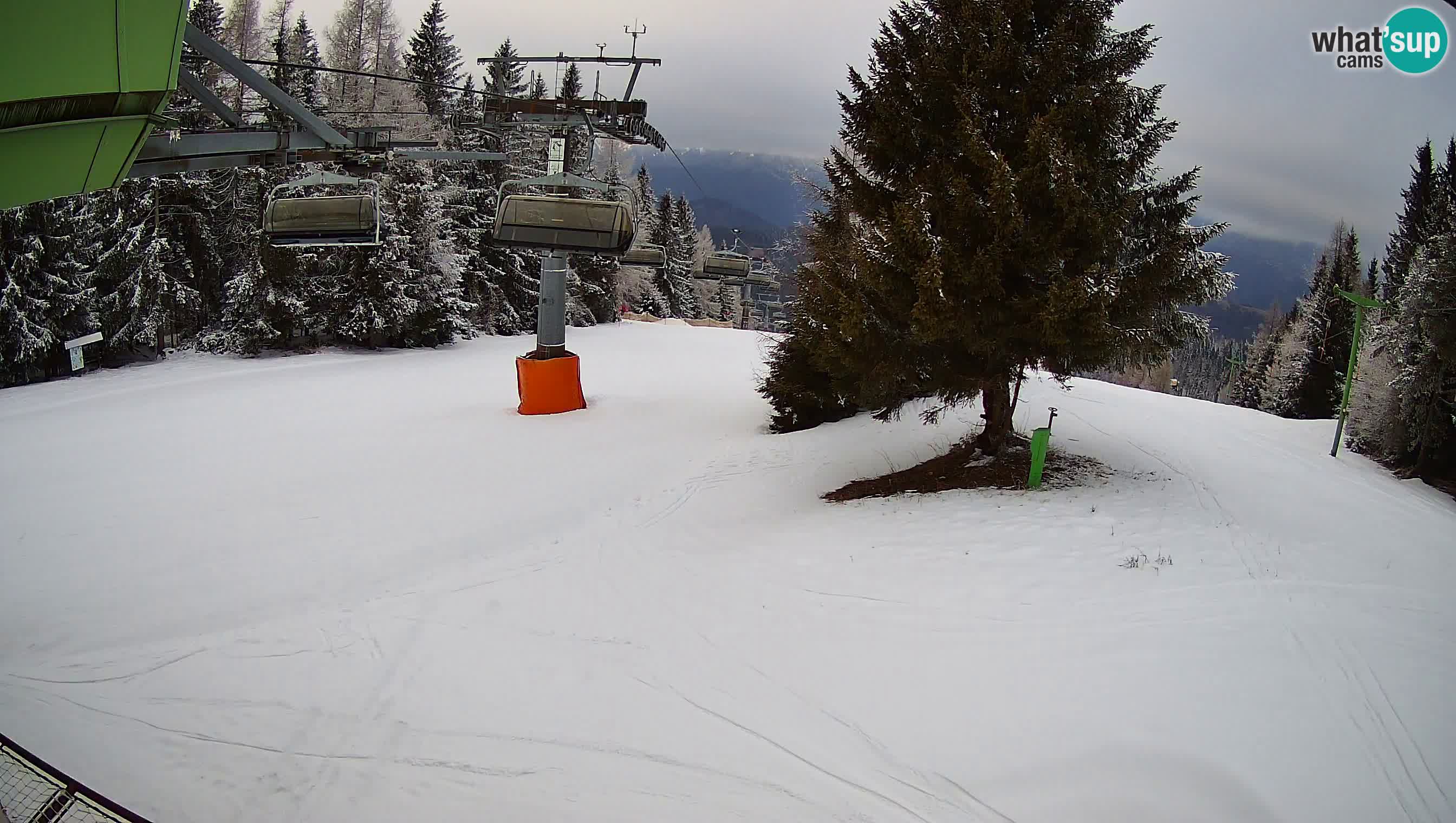 Centre de ski de Cerkno webcam Lom – Slovénie
