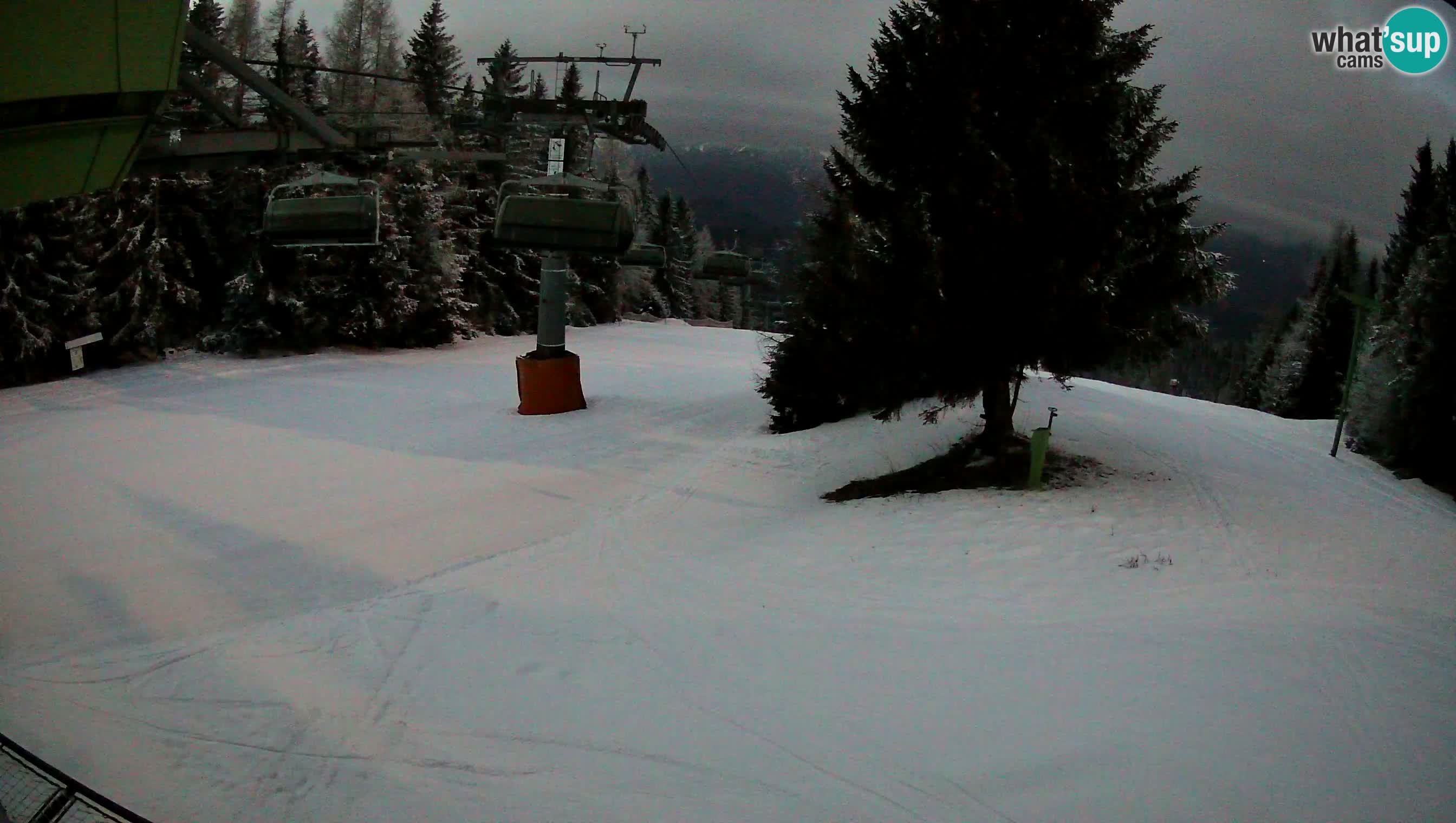 Centre de ski de Cerkno webcam Lom – Slovénie