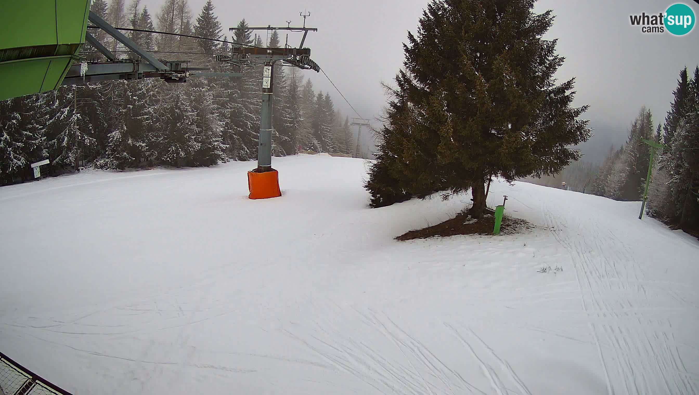 Centre de ski de Cerkno webcam Lom – Slovénie