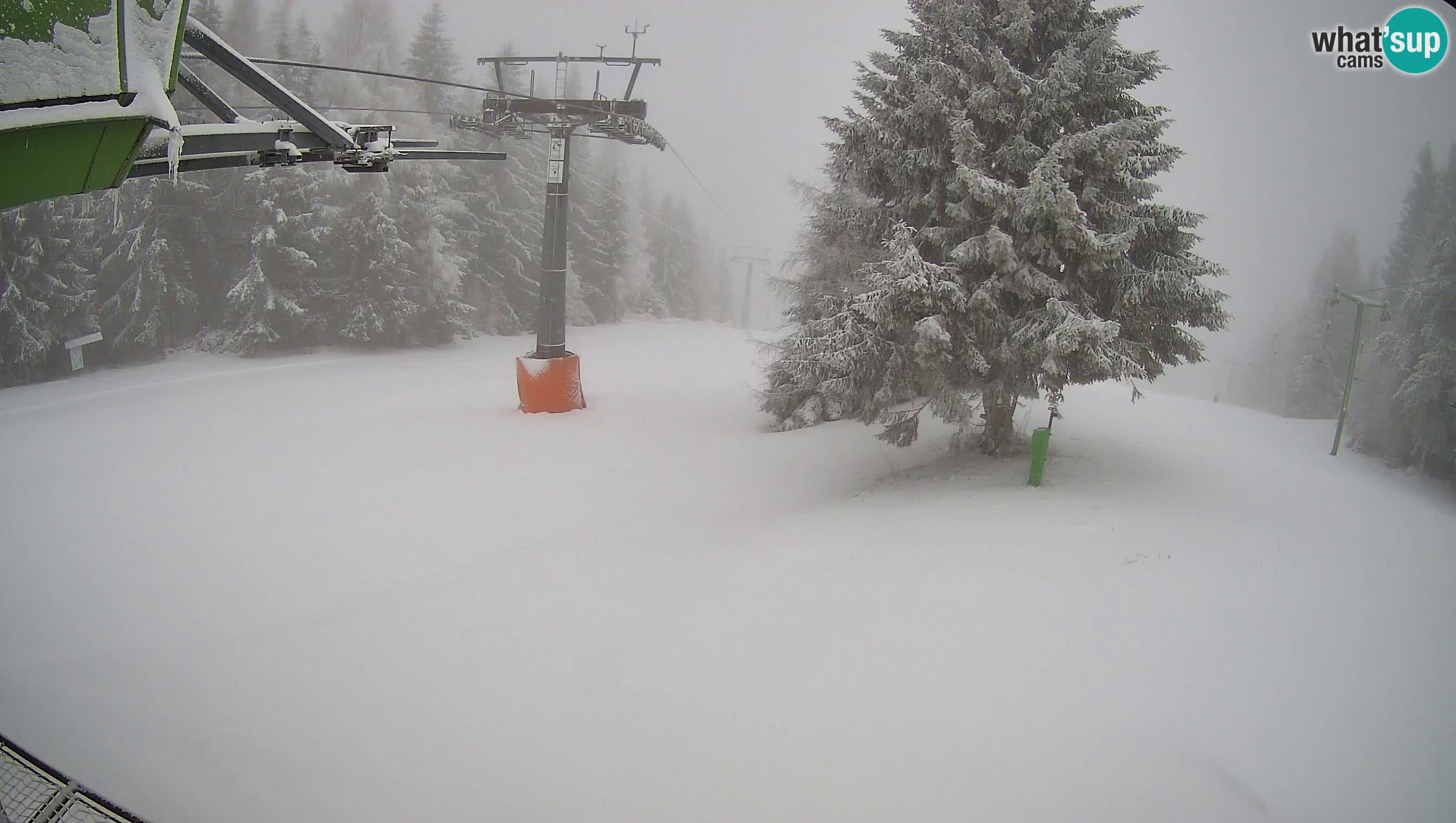 Centre de ski de Cerkno webcam Lom – Slovénie