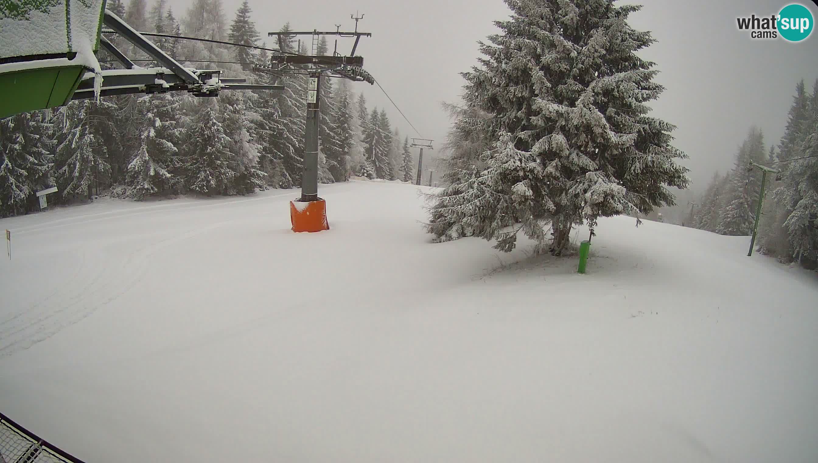 Centre de ski de Cerkno webcam Lom – Slovénie