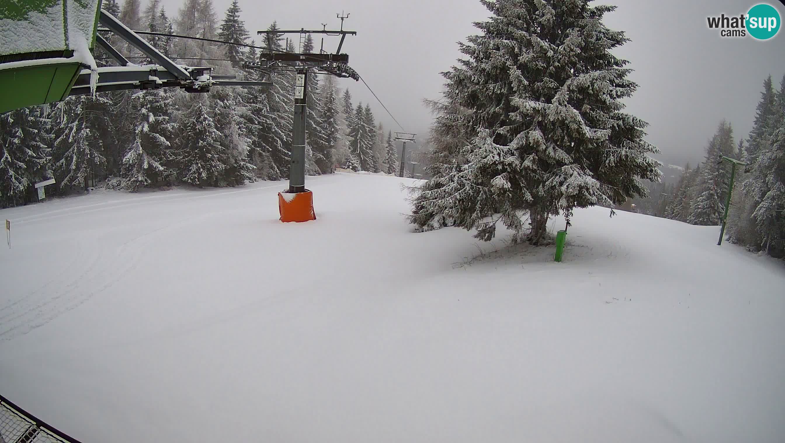 Centre de ski de Cerkno webcam Lom – Slovénie
