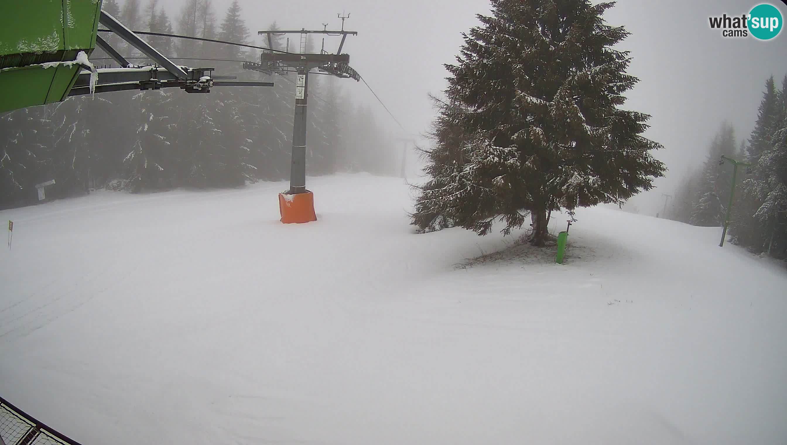 Centre de ski de Cerkno webcam Lom – Slovénie