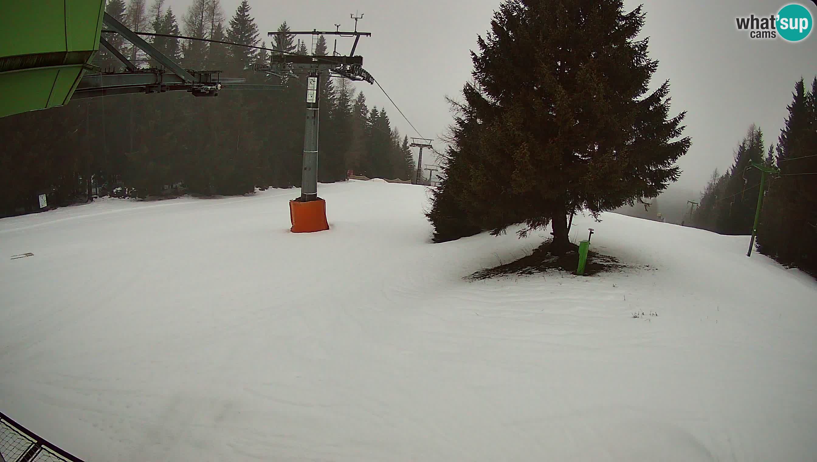 Centre de ski de Cerkno webcam Lom – Slovénie