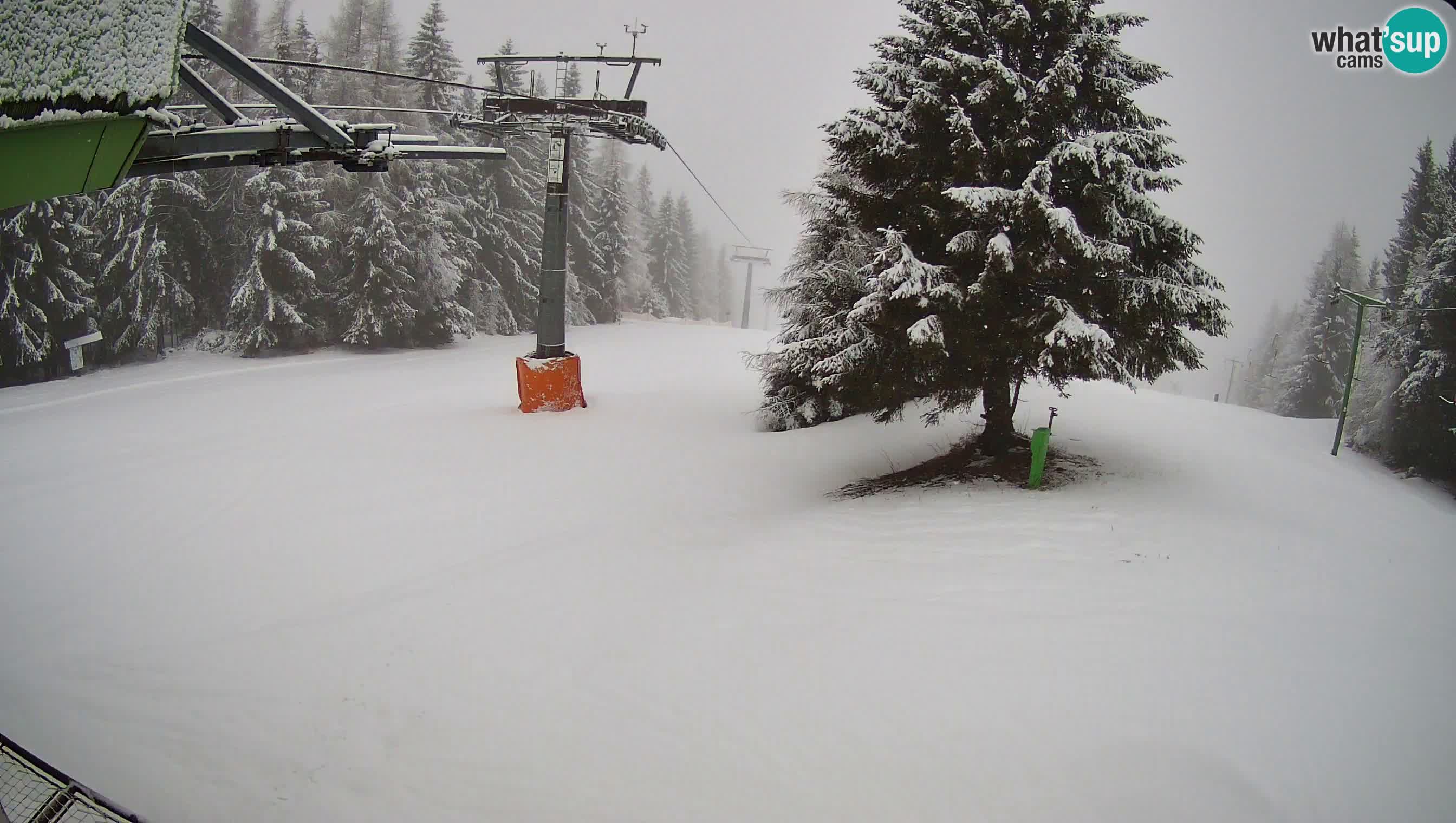 Centre de ski de Cerkno webcam Lom – Slovénie